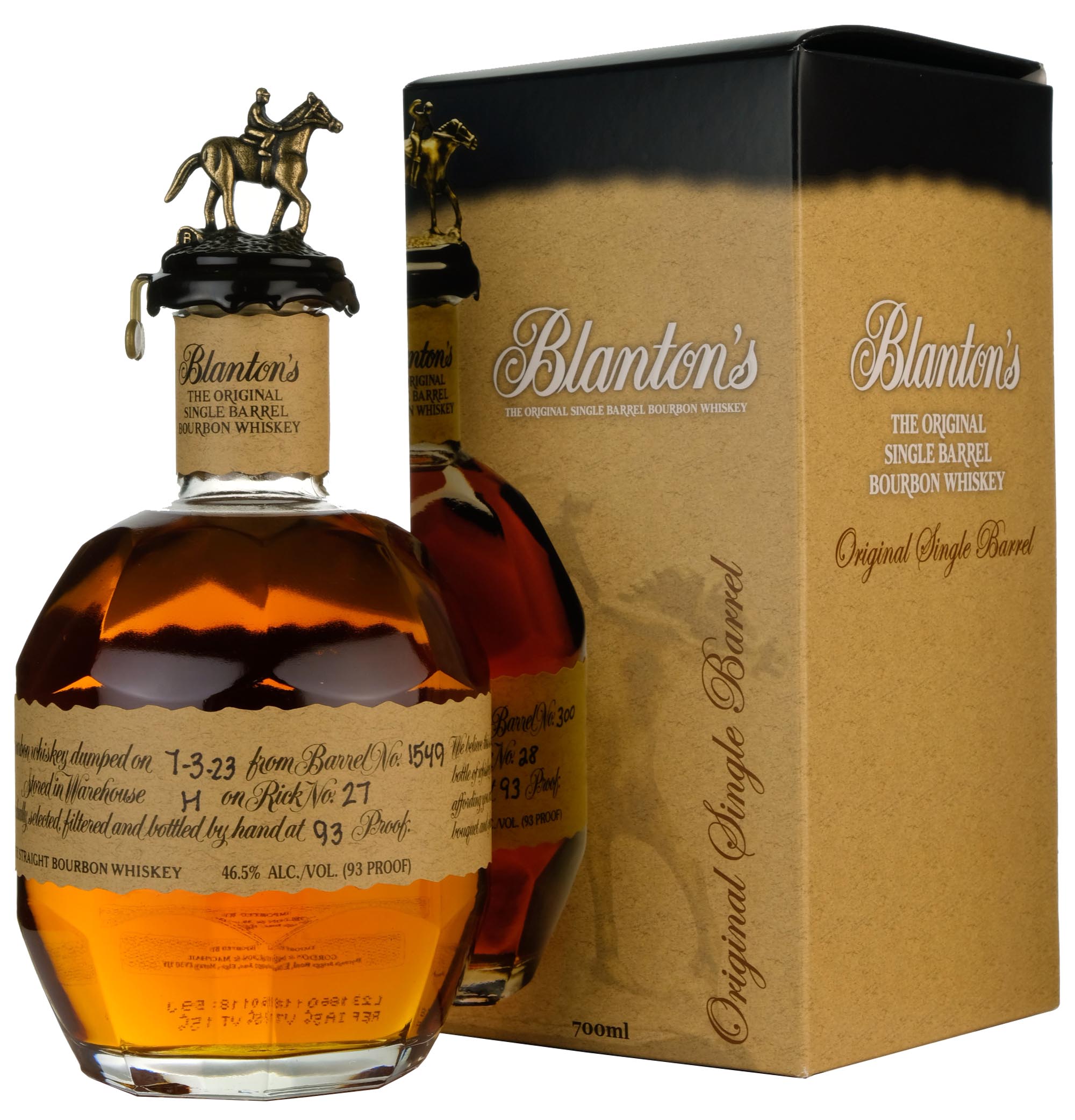 Blanton's Original Single Barrel 1549 Bottled 2023