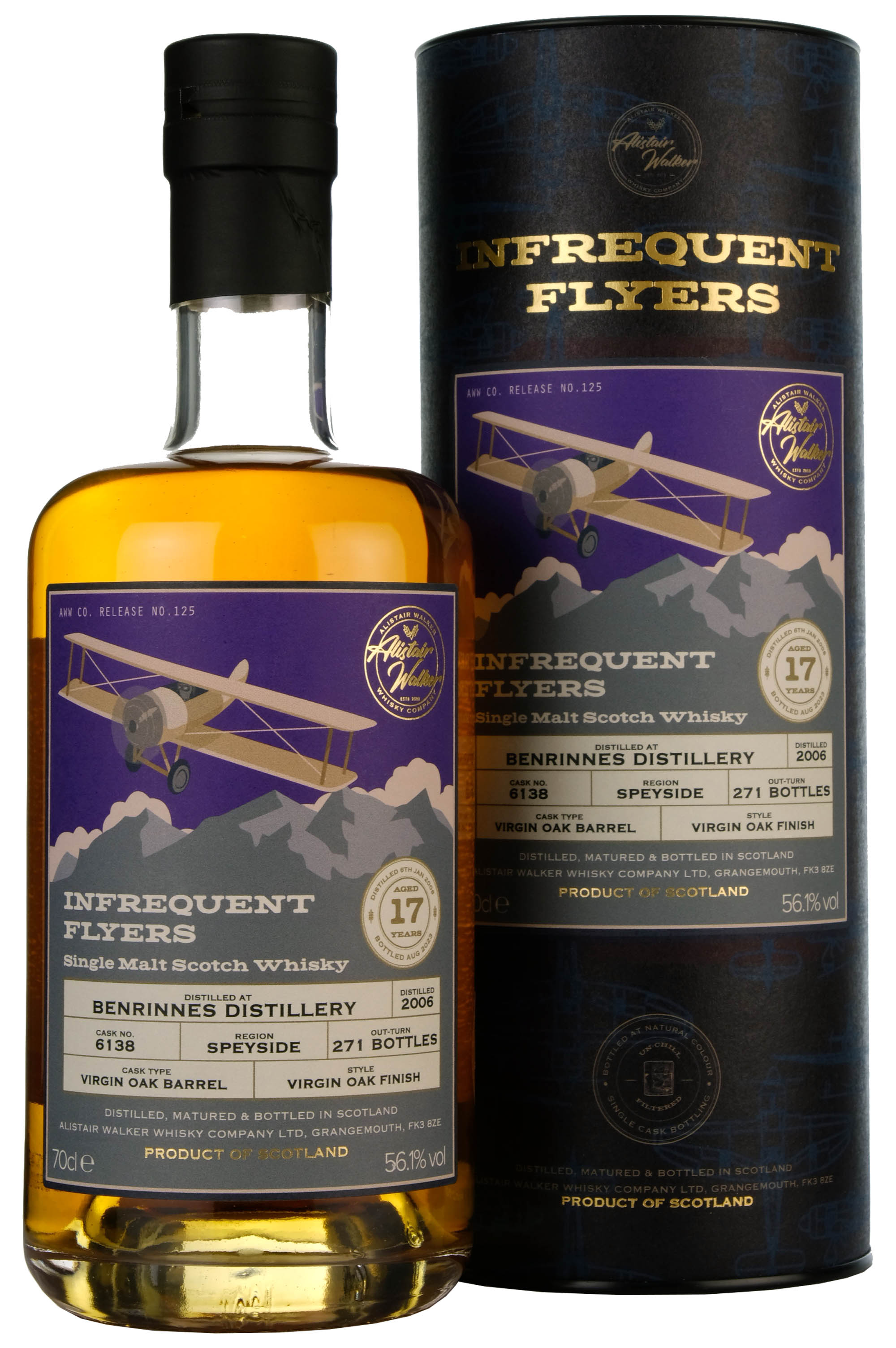 Benrinnes 2006-2023 | 17 Year Old Infrequent Flyers | Single Cask 6138