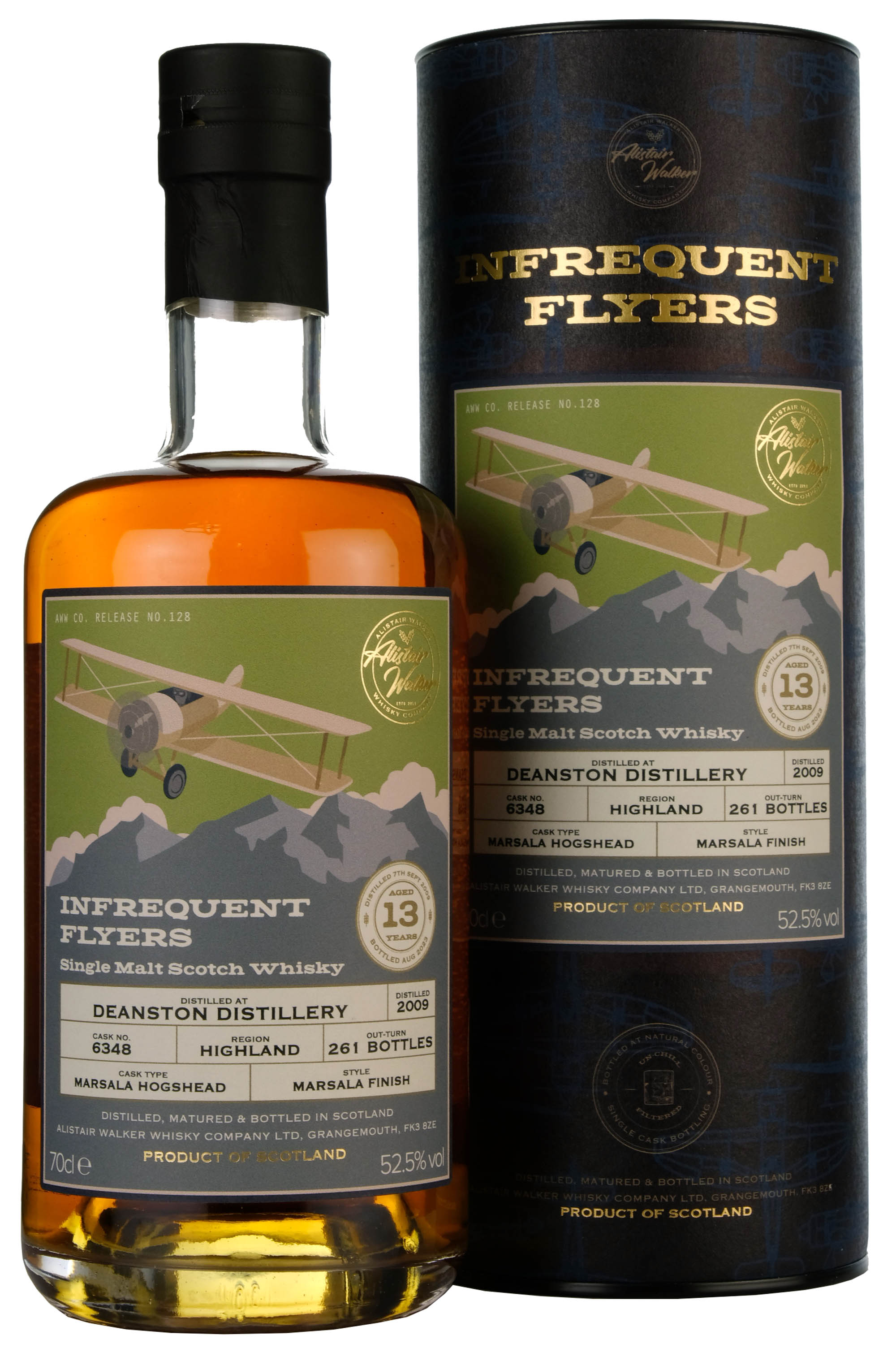 Deanston 2009-2023 | 13 Year Old Infrequent Flyers | Single Cask 6348