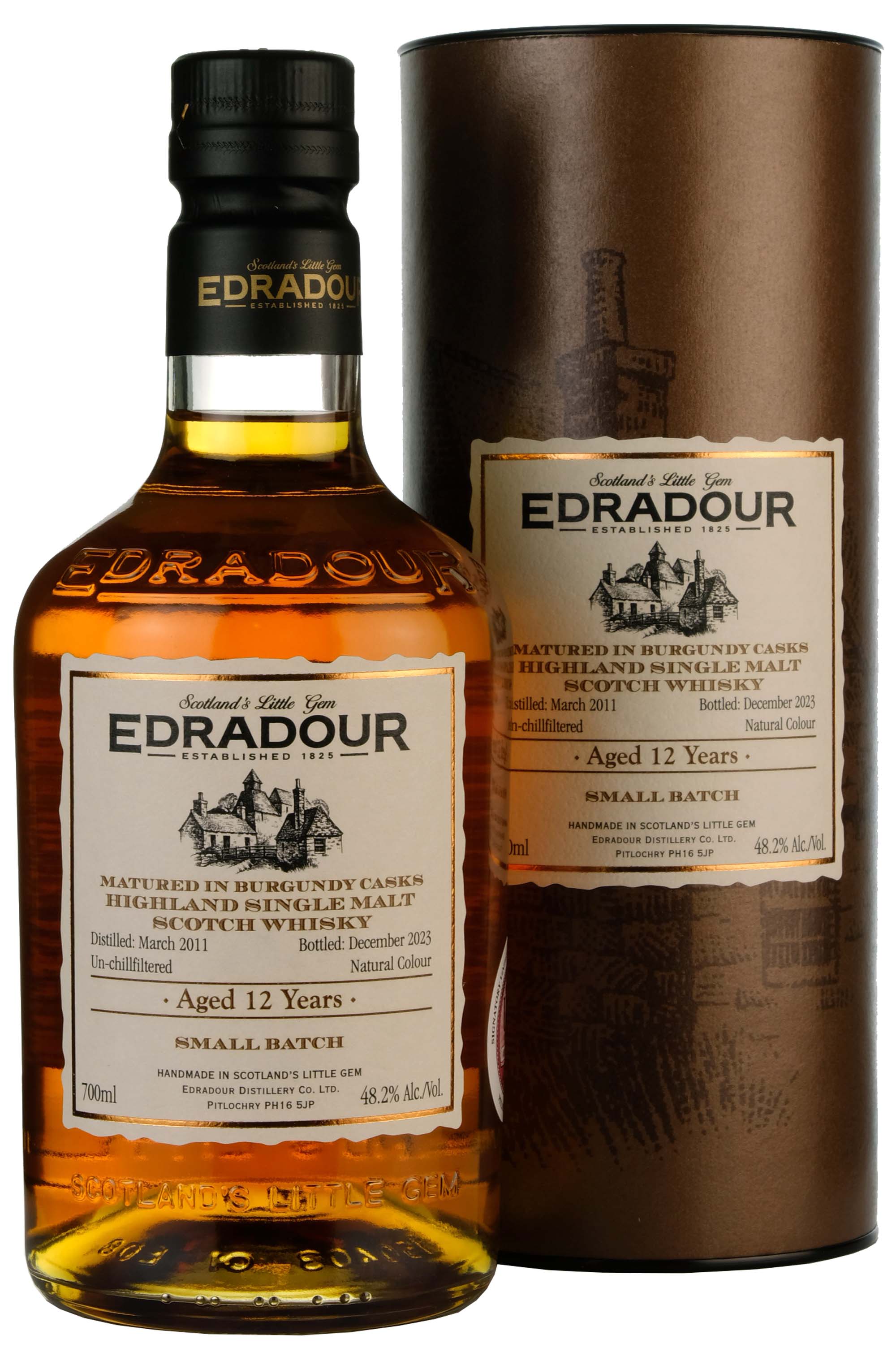 Edradour 2011-2023 | 12 Year Old Small Batch | Burgundy Casks