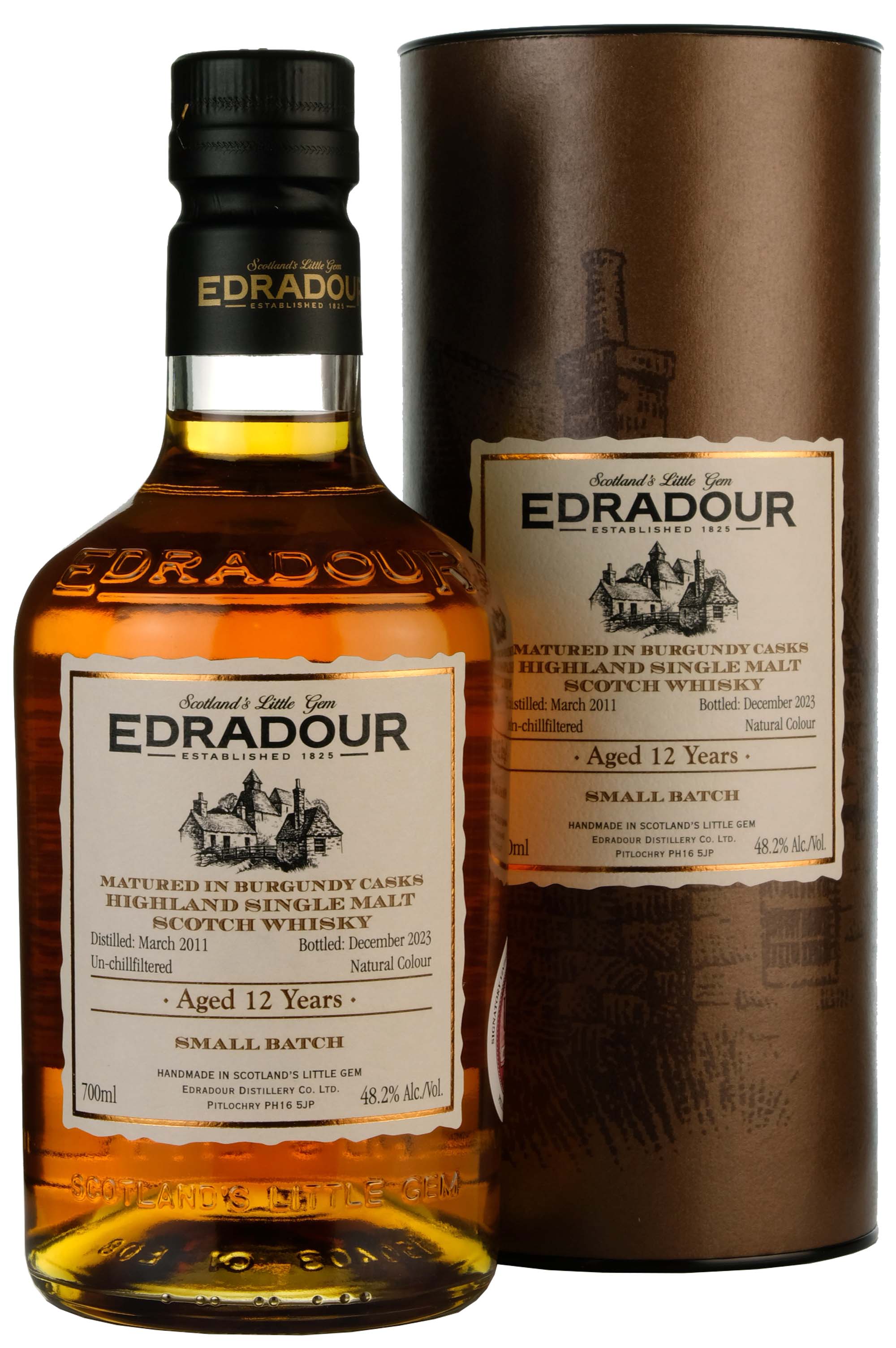 Edradour 2011-2023 | 12 Year Old Small Batch Burgundy Casks
