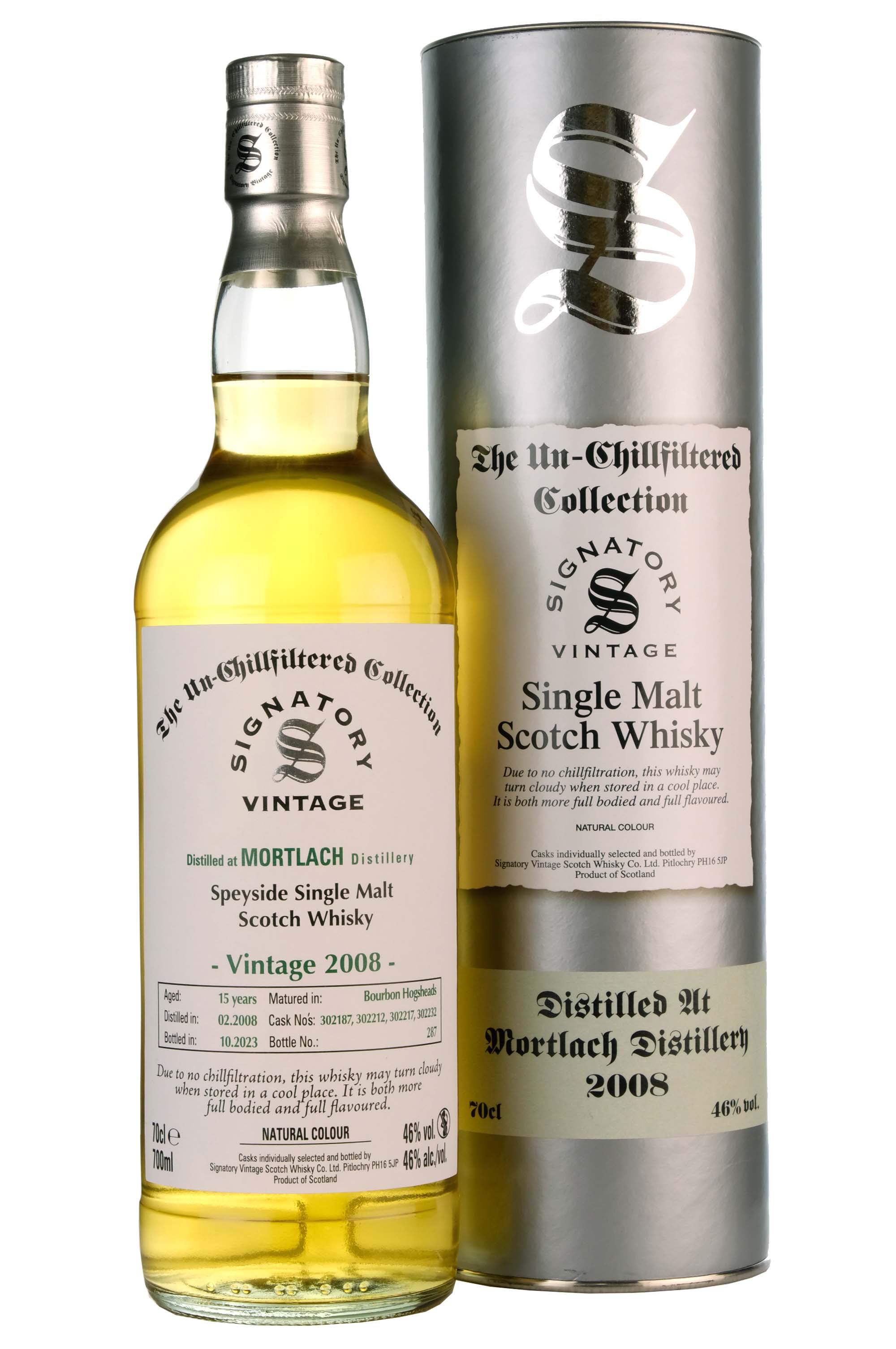 Mortlach 2008-2023 | 15 Year Old Signatory Vintage Un-Chillfiltered Collection Small Batch