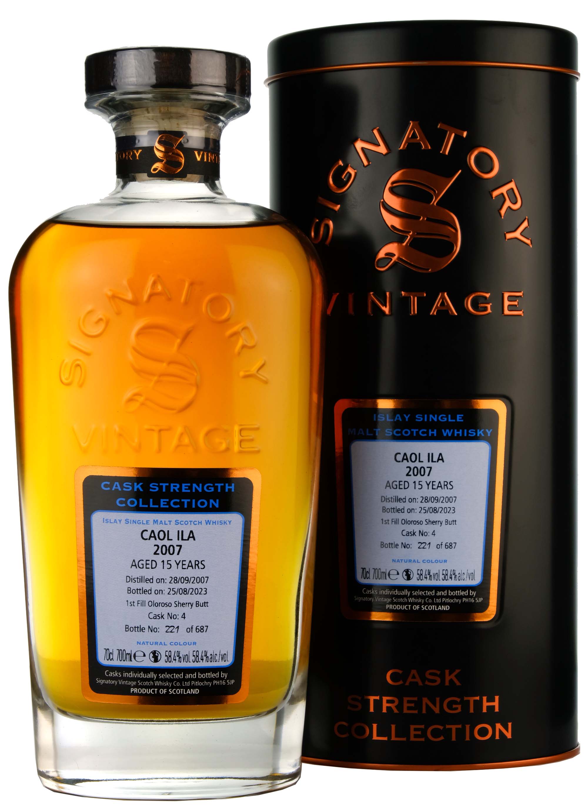 Caol Ila 2007-2023 | 15 Year Old Signatory Vintage Single Cask 4