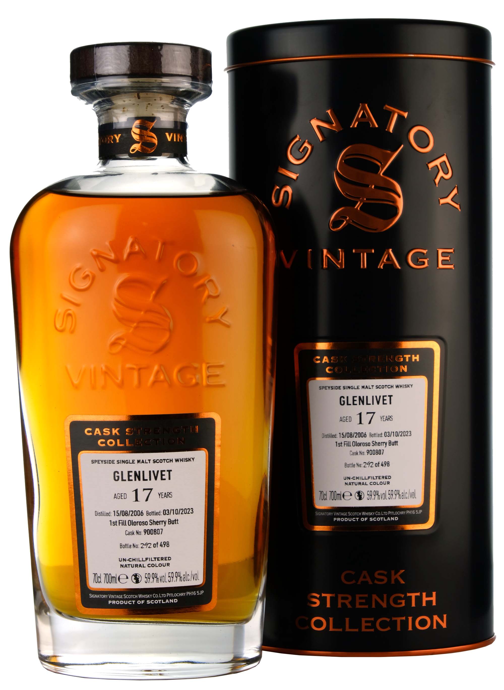 Glenlivet 2006-2023 | 17 Year Old Signatory Vintage Single Cask 900807