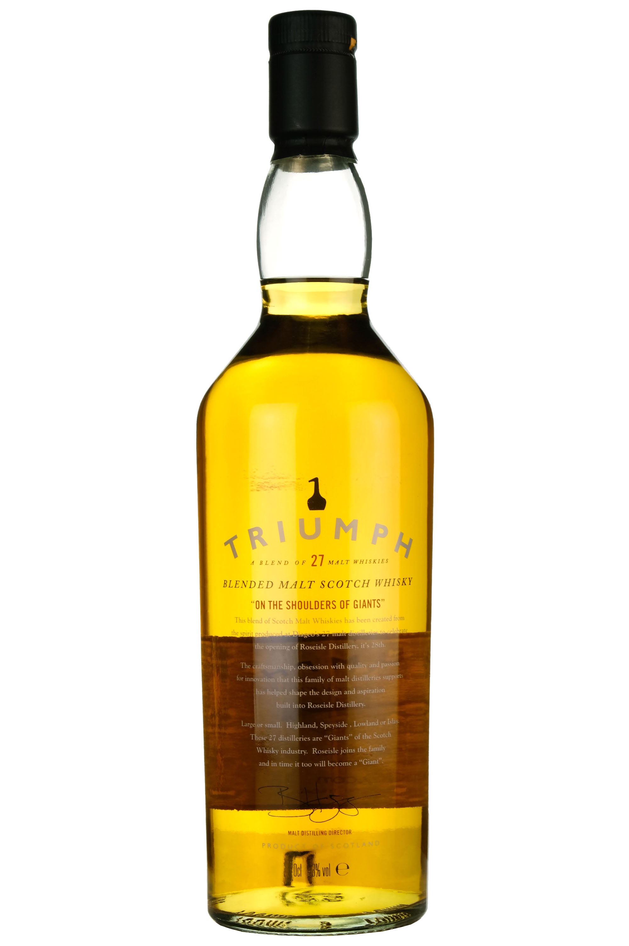 Triumph Blended Malt Whisky 27 Malt Distilleries Of Diageo
