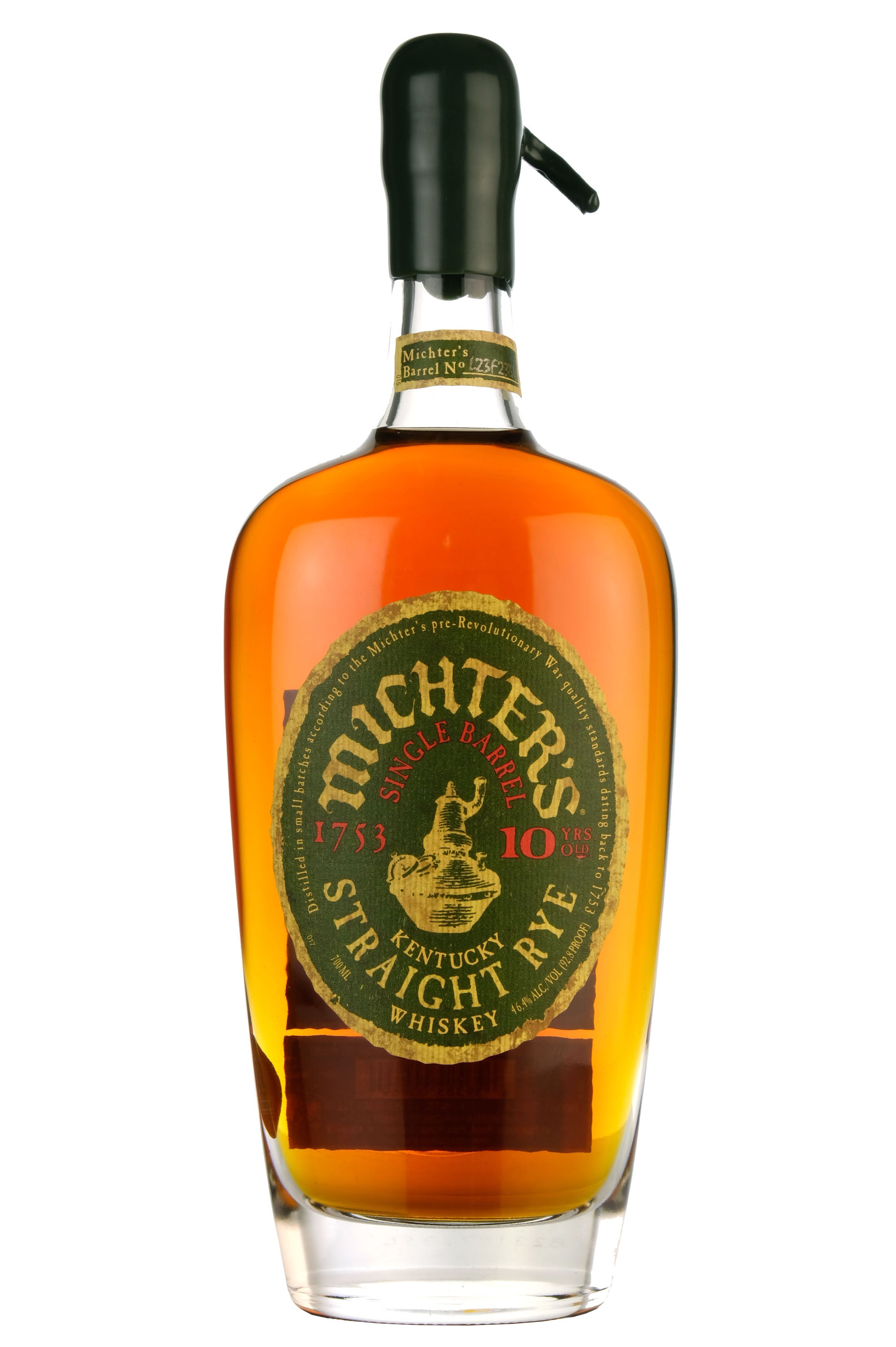 Michter's 10 Year Old Rye Single Barrel L23F2354 Bottled 2023