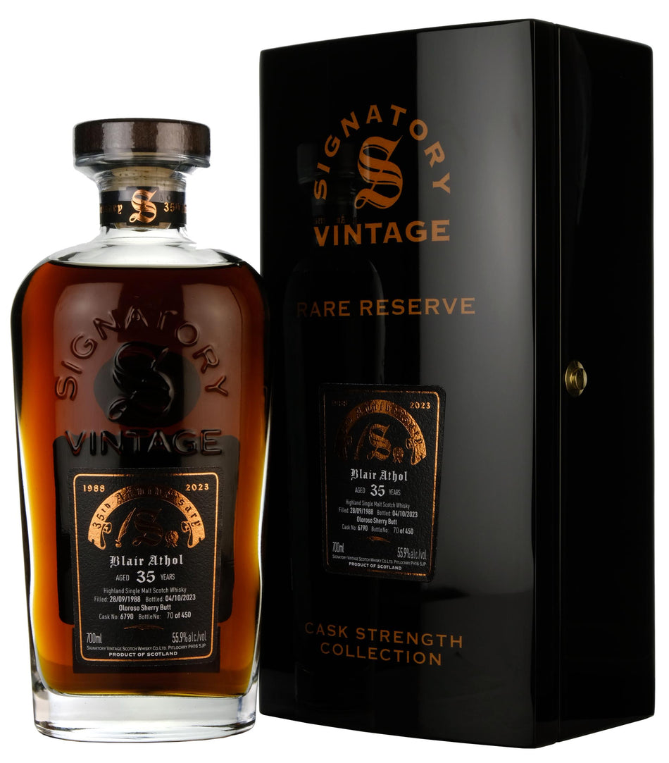 Blair Athol 1988 35 Year Old Signatory Vintage 35th Anniversary ...