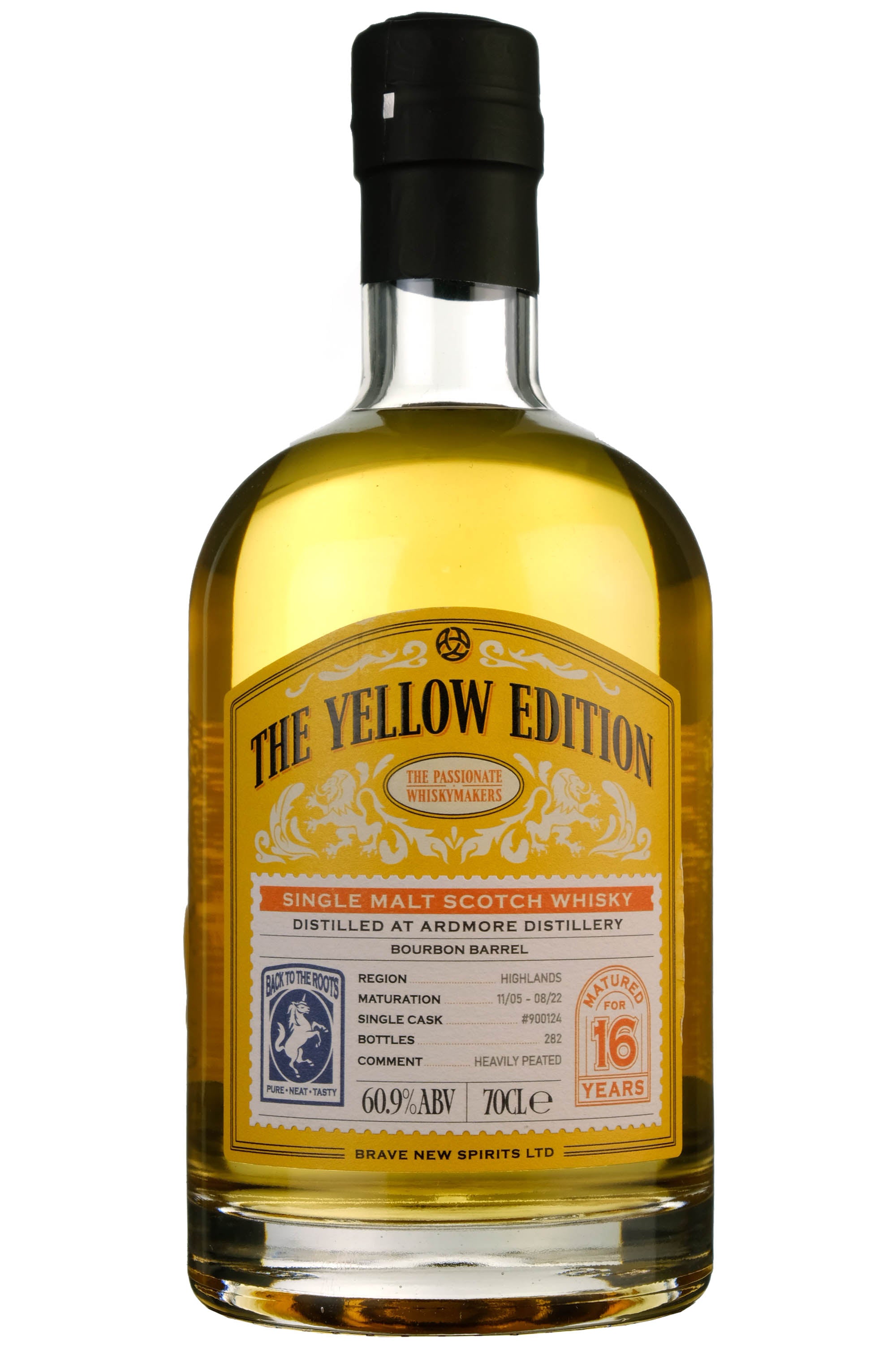 Ardmore 2005-2022 | 16 Year Old Brave New Spirits The Yellow Edition Single Cask 900124