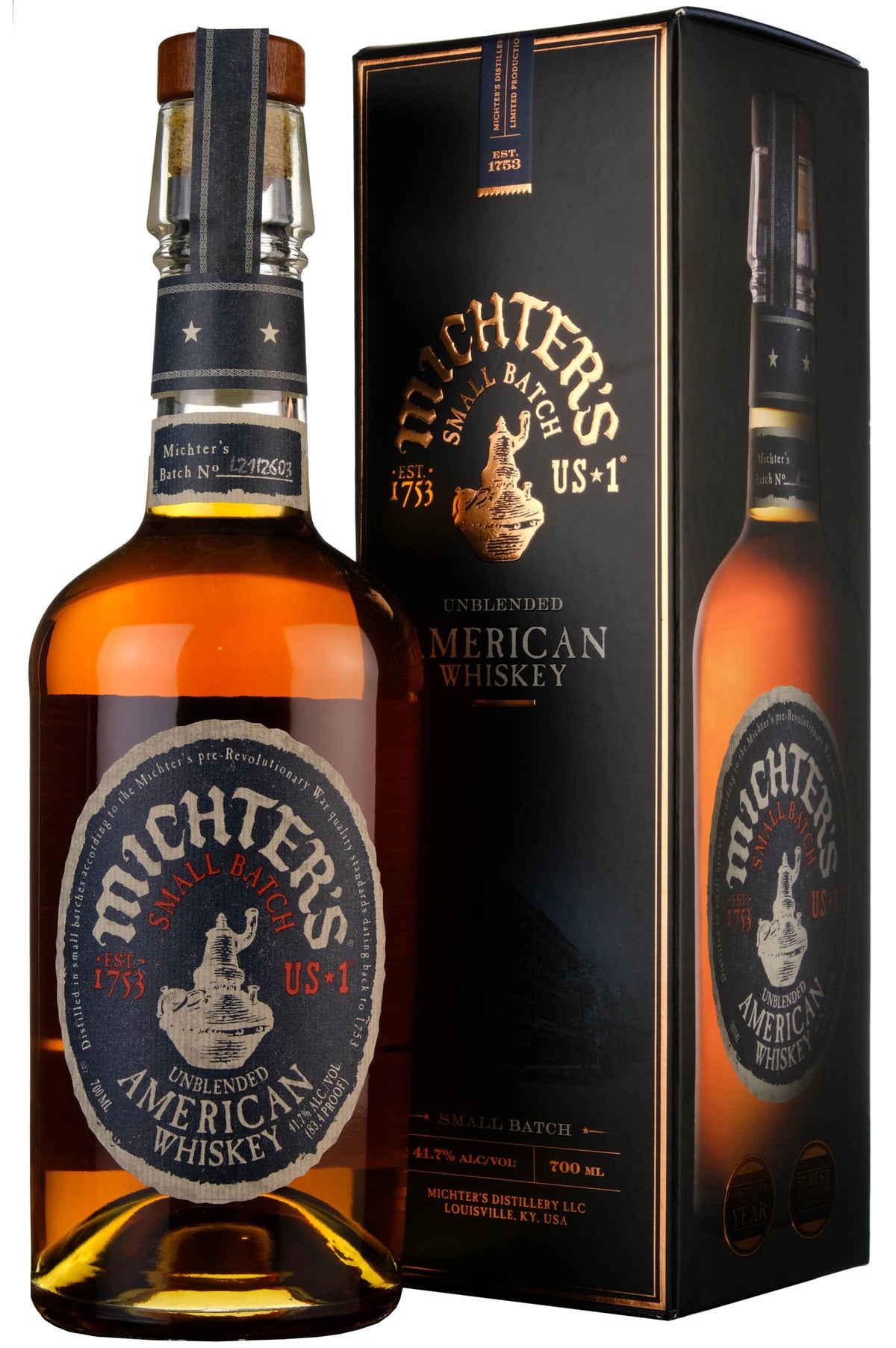 Michter's US*1 Unblended American Whiskey Small Batch L21I2603 Bottled 2021