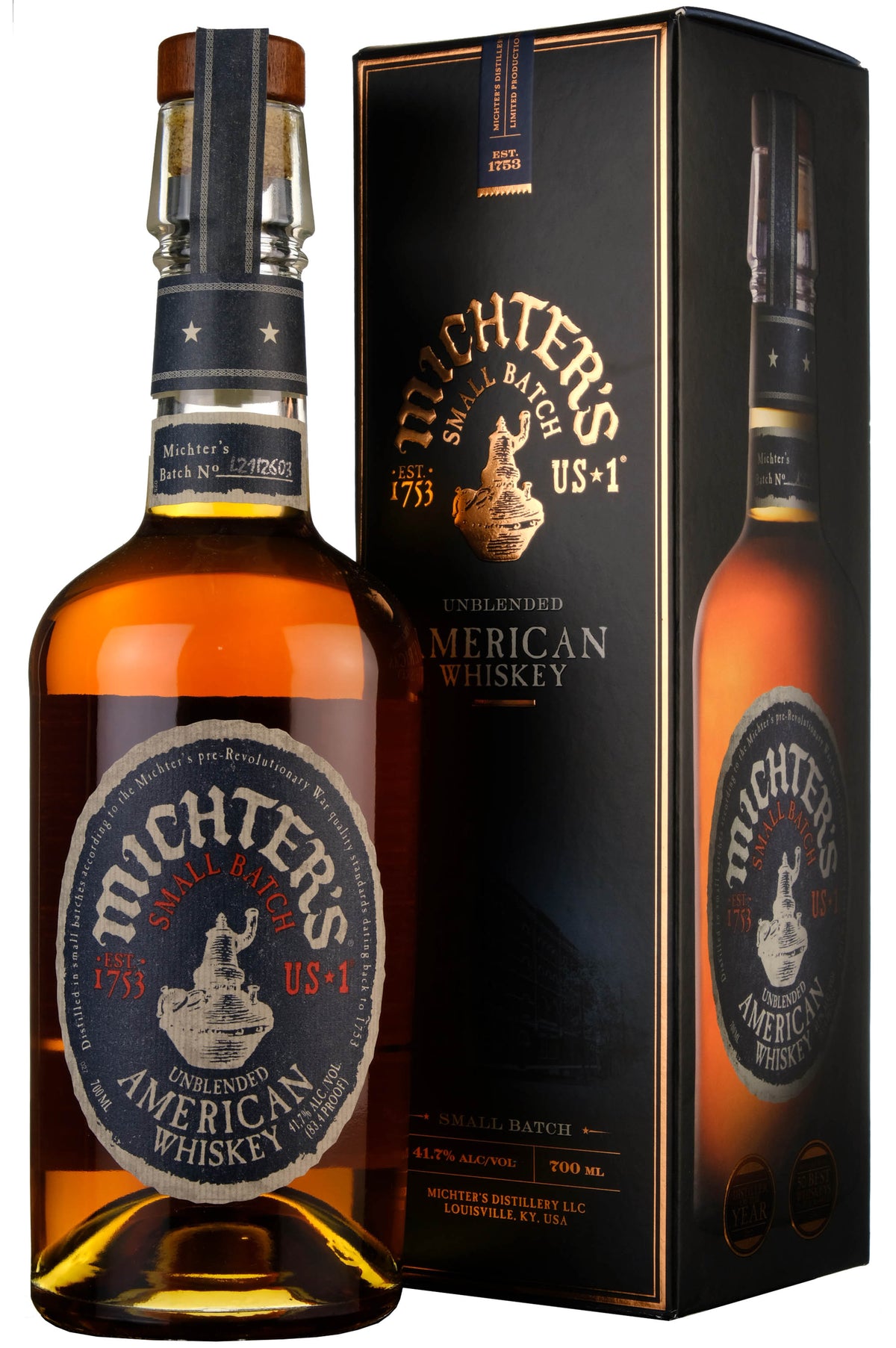 Mickers Whiskey Michter's US*1 Unblended American Whiskey Small Batch Bottled 2021 ...