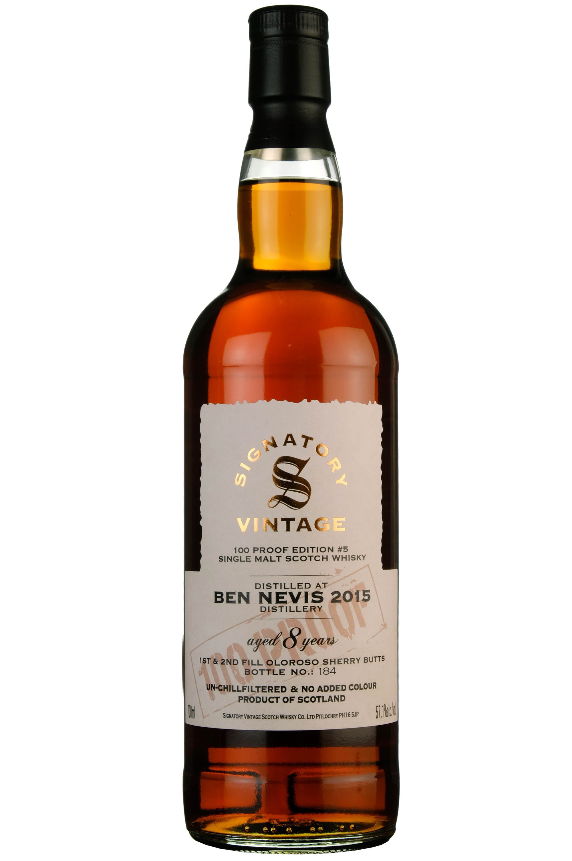 Ben Nevis 2015-2024 | 8 Year Old Signatory Vintage 100 Proof Edition 5