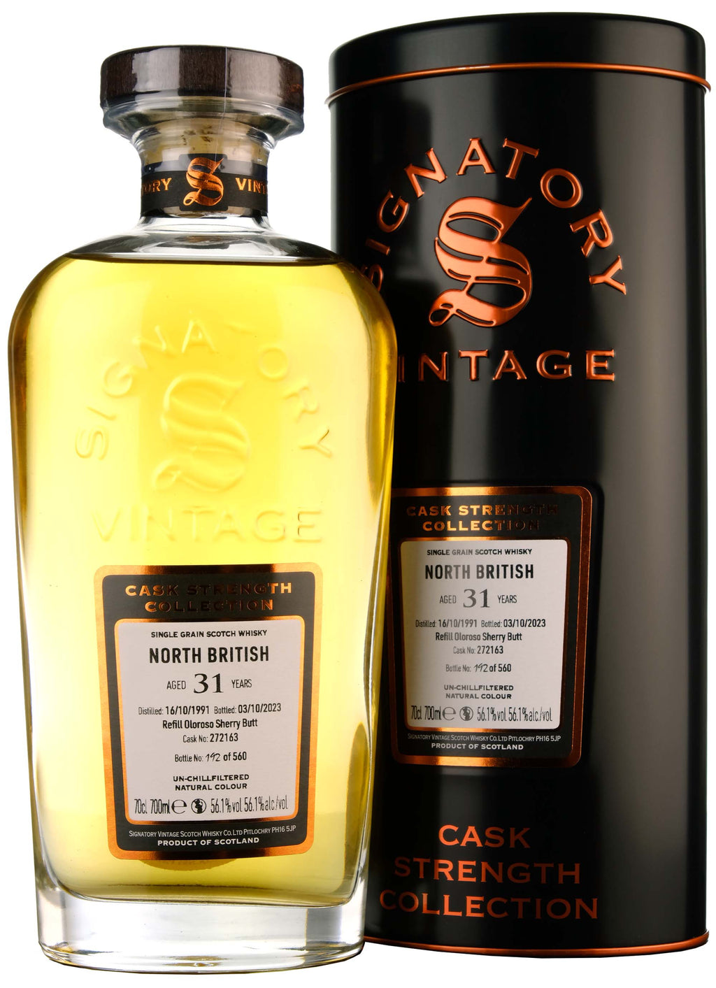 North British 1991 - 31 Year Old Signatory Vintage Single Cask 272163 ...