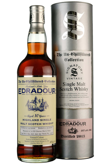 Edradour 2013-2024 | 10 Year Old Signatory Vintage Un-Chillfiltered Collection Small Batch