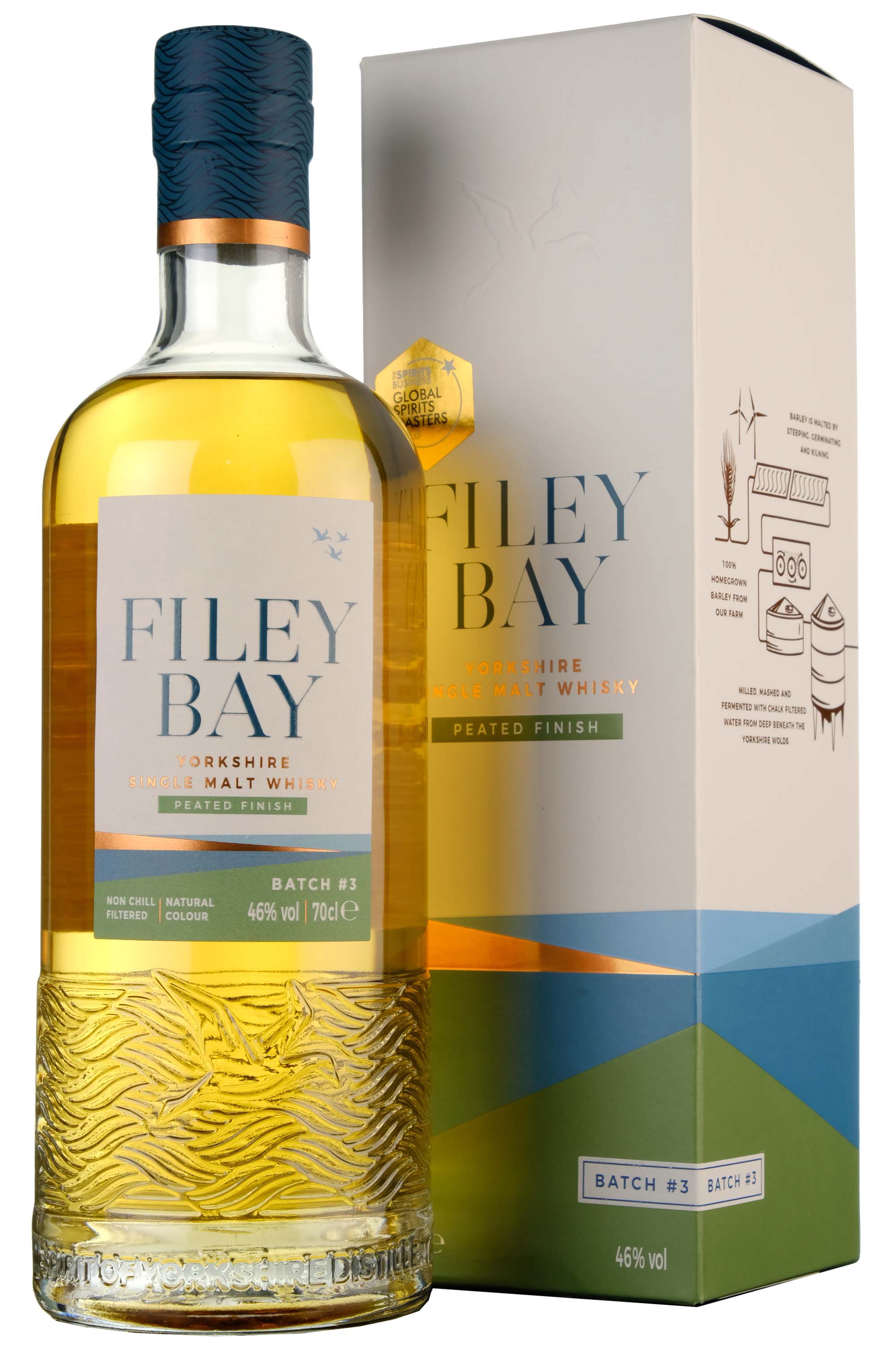Spirit Of Yorkshire Filey Bay Peated Finish Batch 3 Bottled 2023
