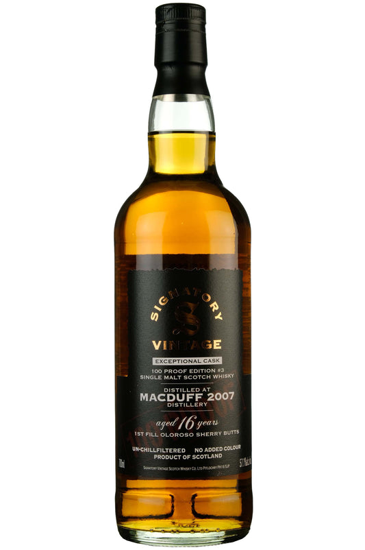 Macduff 2007-2024 | 16 Year Old Signatory Vintage Exceptional Cask 100 Proof Edition 3