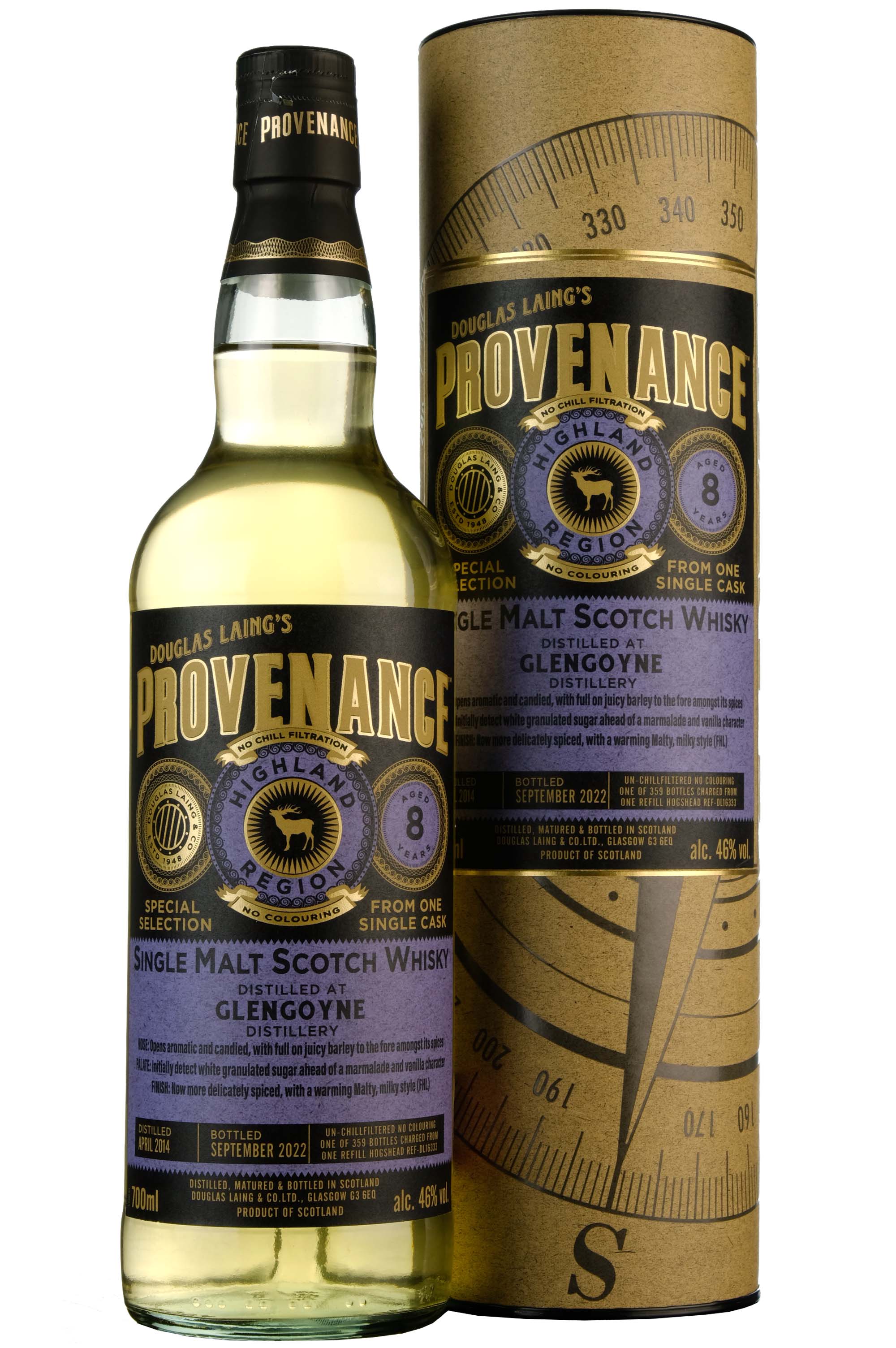Glengoyne 2014-2022 | 8 Year Old Douglas Laing Provenance Single Cask DL16333