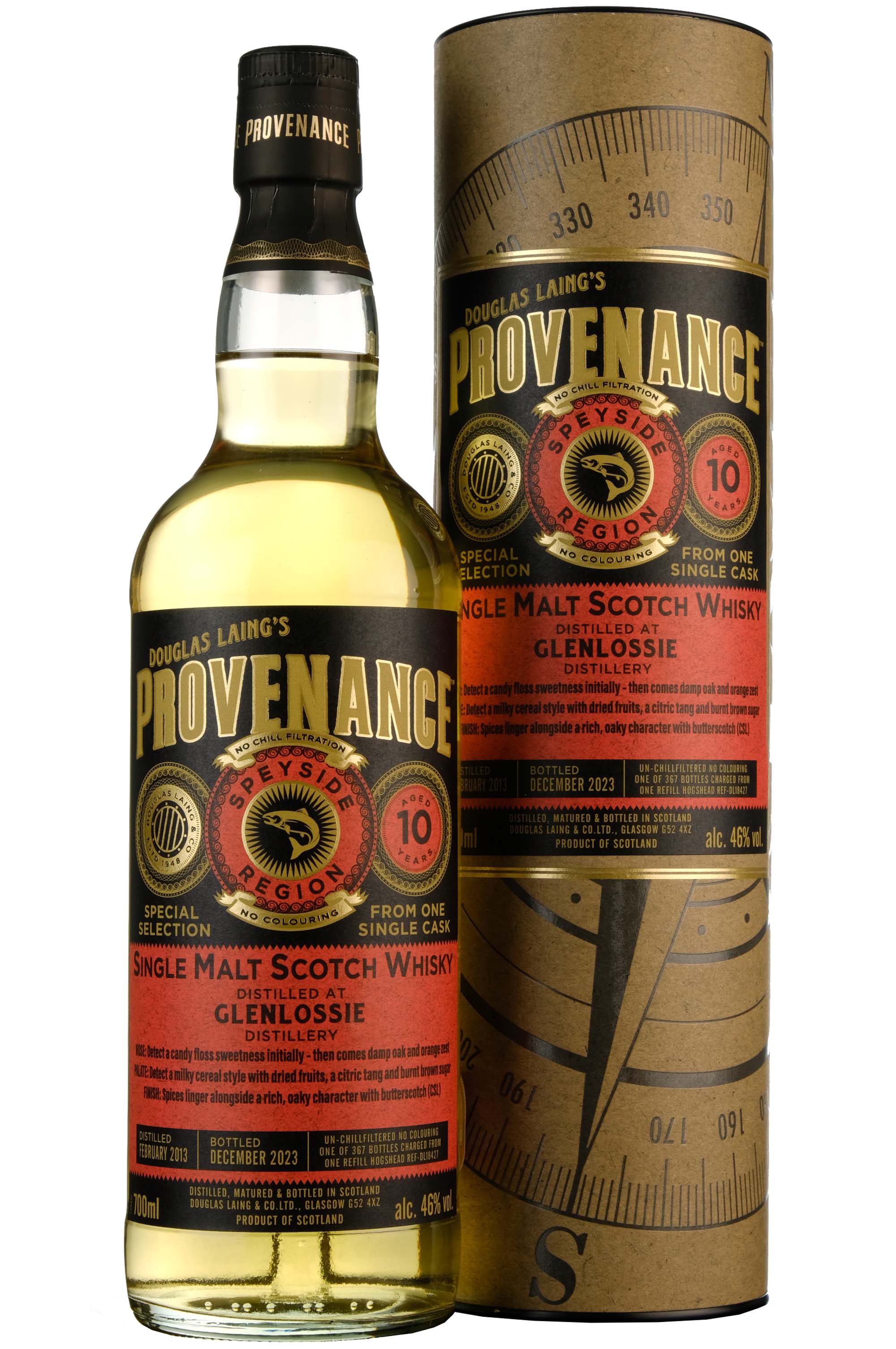 Glenlossie 2013-2023 | 10 Year Old Douglas Laing Provenance Single Cask DL18427