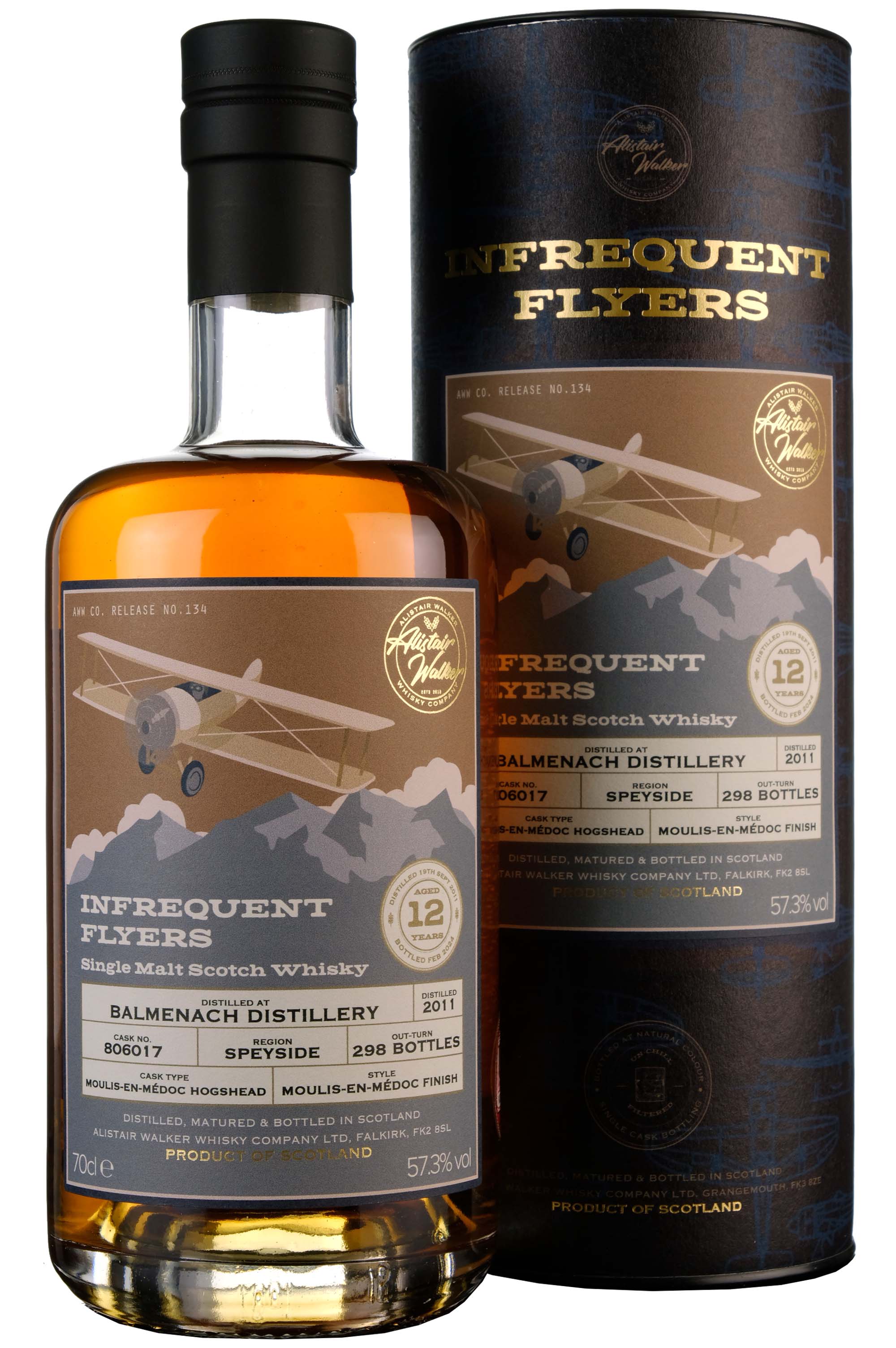 Balmenach 2011-2024 | 12 Year Old Infrequent Flyers Single Cask 806017