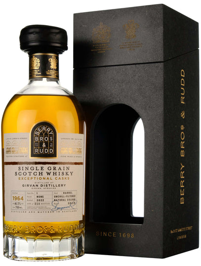 Girvan 1964-2022 | 58 Year Old Berry Bros & Rudd Exceptional Casks Single Cask 1