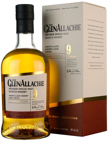 Glenallachie 9 Year Old The Wood Collection Amontillado Sherry Bottled 2024