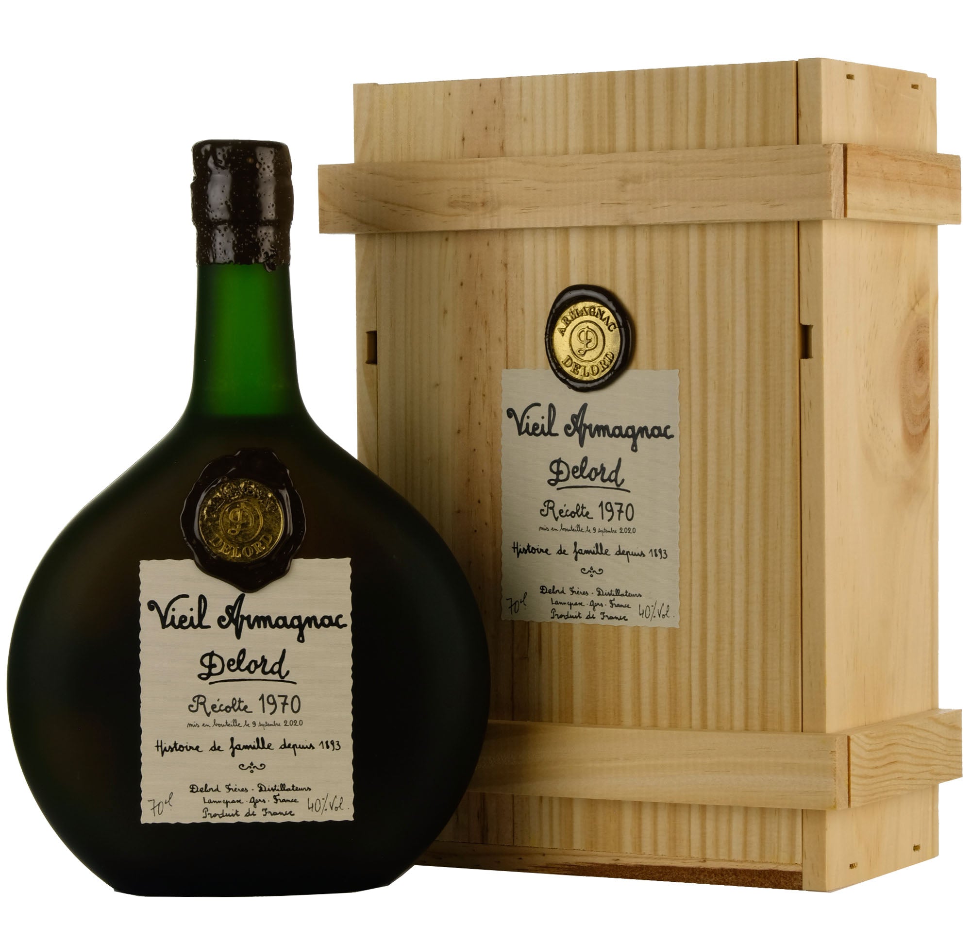 VIEIL ARMAGNAC DELORD ヴィエイユ アルマニャック デロード Delord 1946 Bas Armagnac | Brandyclassics