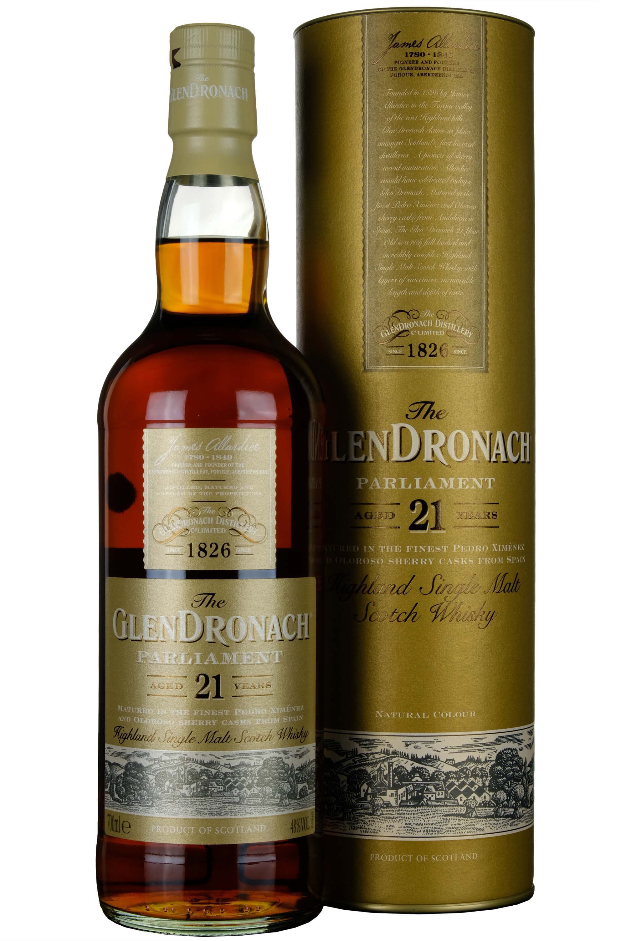 Glendronach 21 Year Old Parliament Bottled 2021