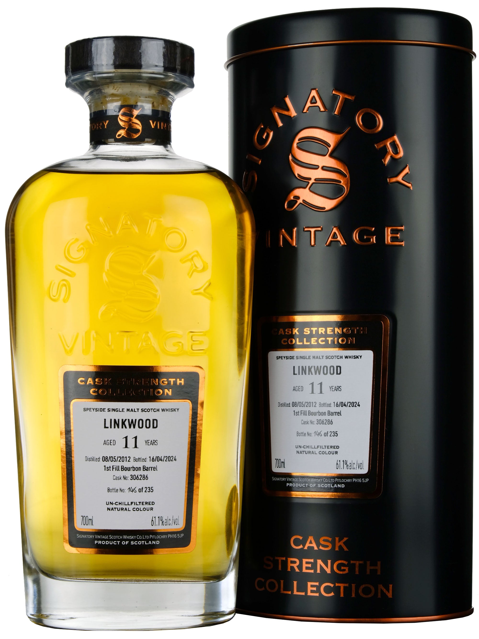 Linkwood 2012 - 11 Year Old Signatory Vintage Single Cask 306286