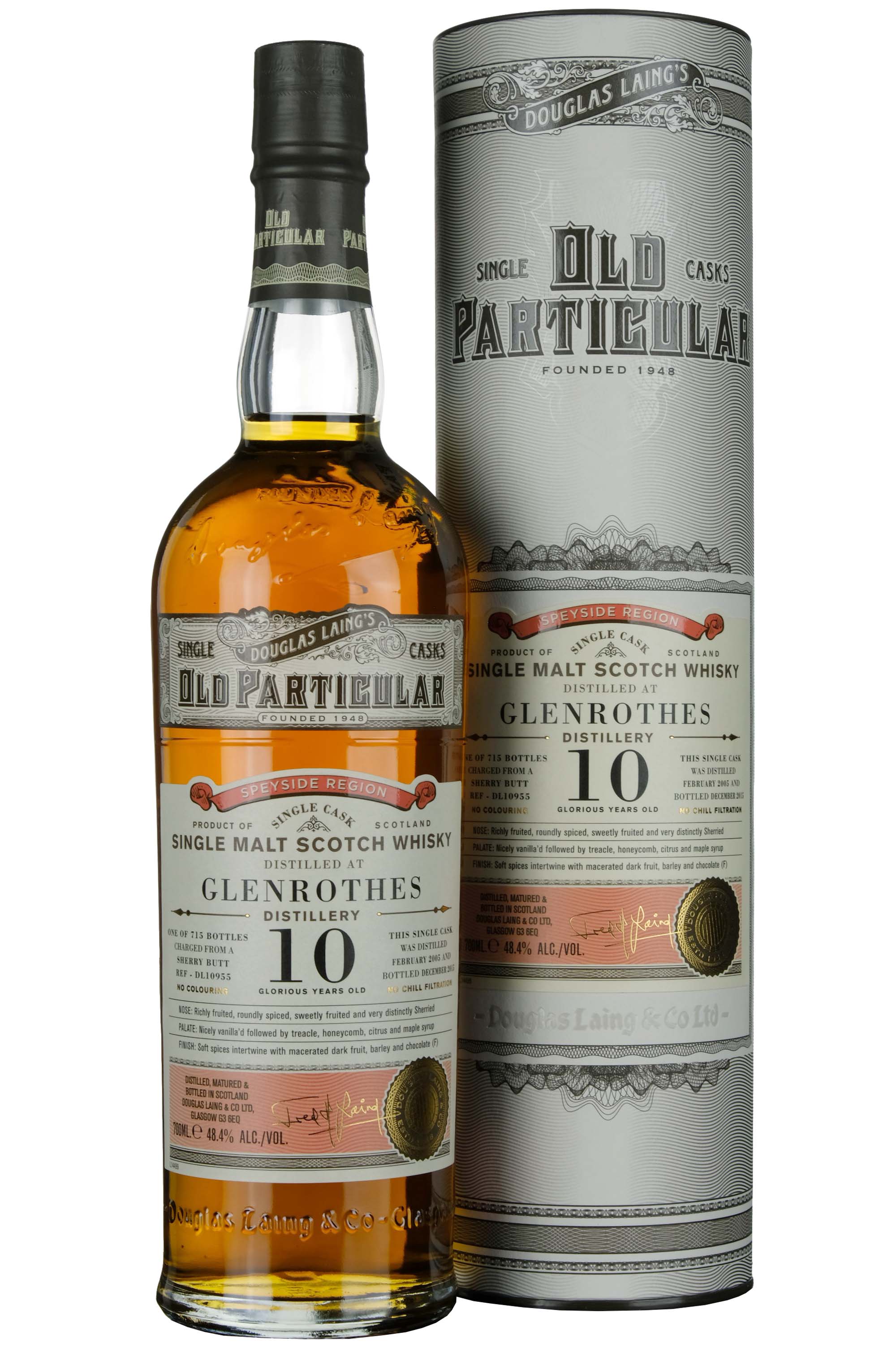 Glenrothes 2005-2015 | 10 Year Old Douglas Laing Old Particular Single Cask DL10955