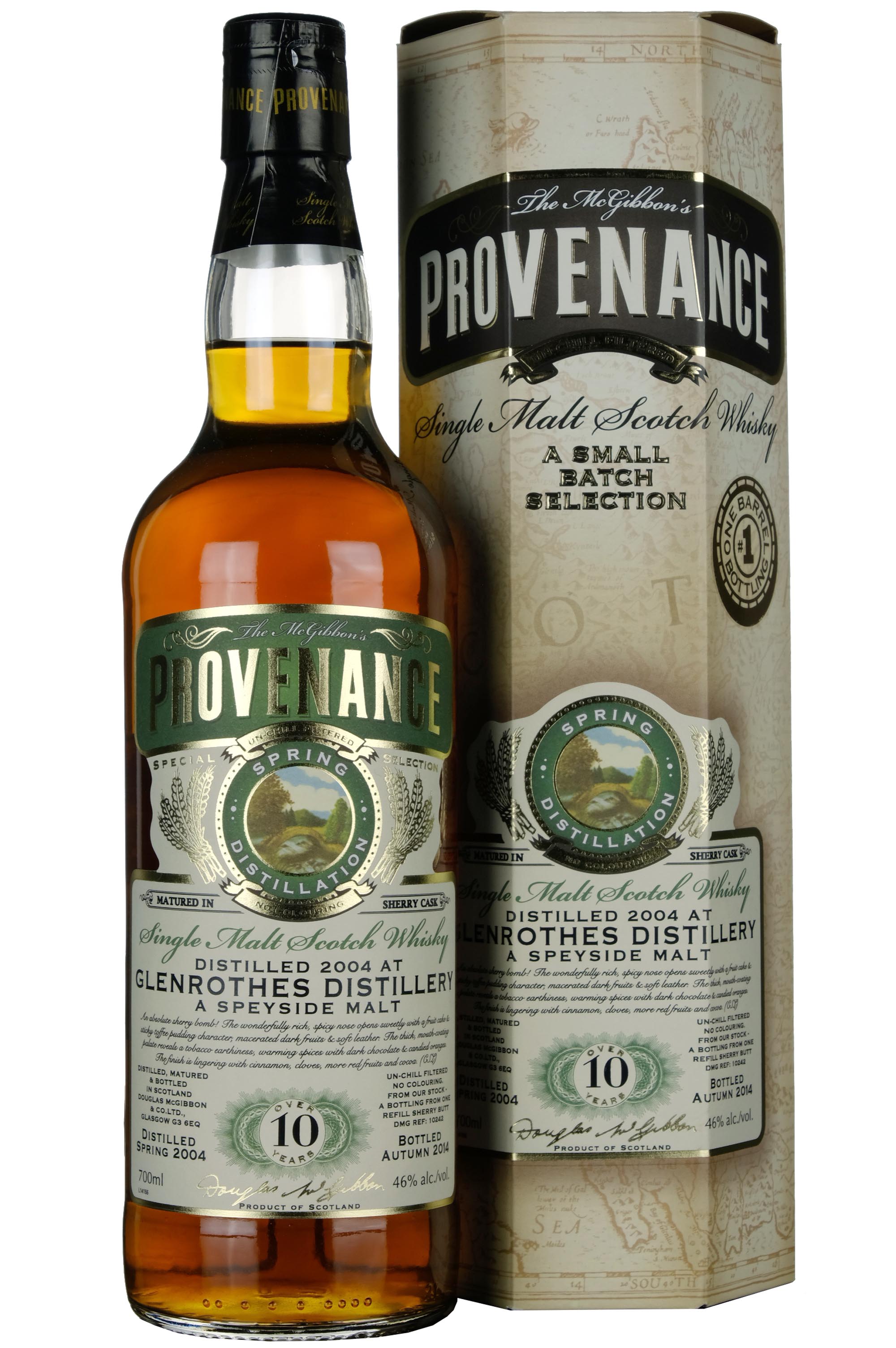 Glenrothes 2004-2014 | 10 Year Old Douglas Laing Provenance Single Cask 10242