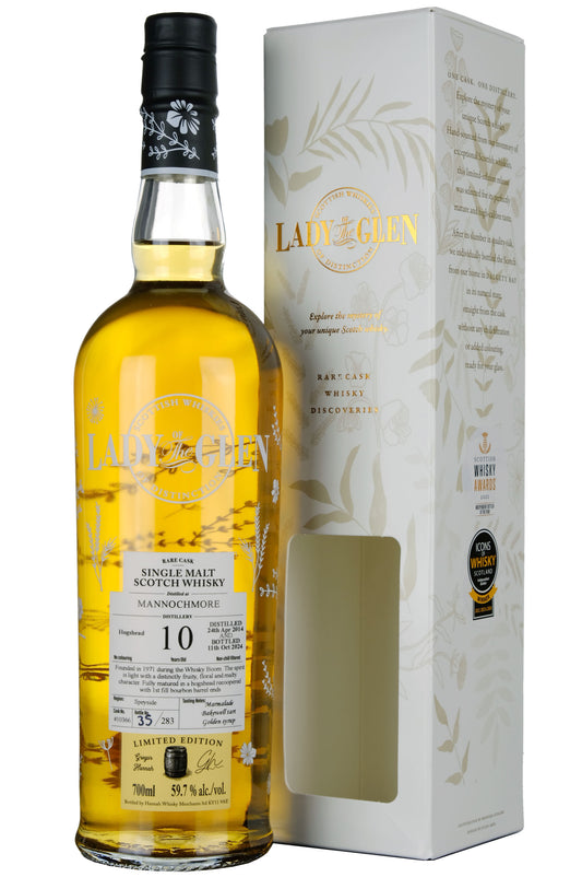 Mannochmore 2014-2024 | 10 Year Old Lady Of The Glen Cask 10366