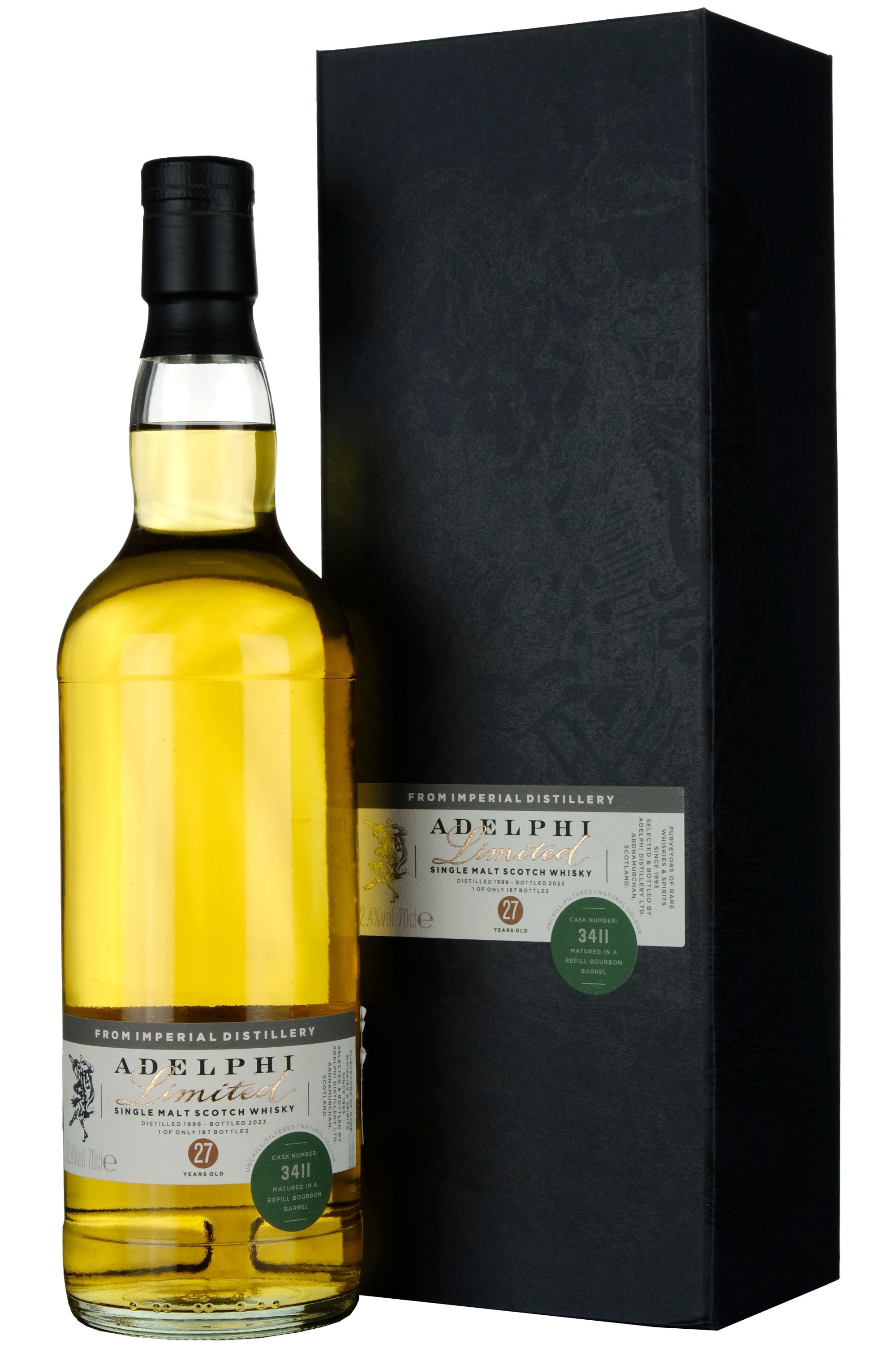 Imperial 1996-2023 | 27 Year Old Adelphi Selection Single Cask 3411