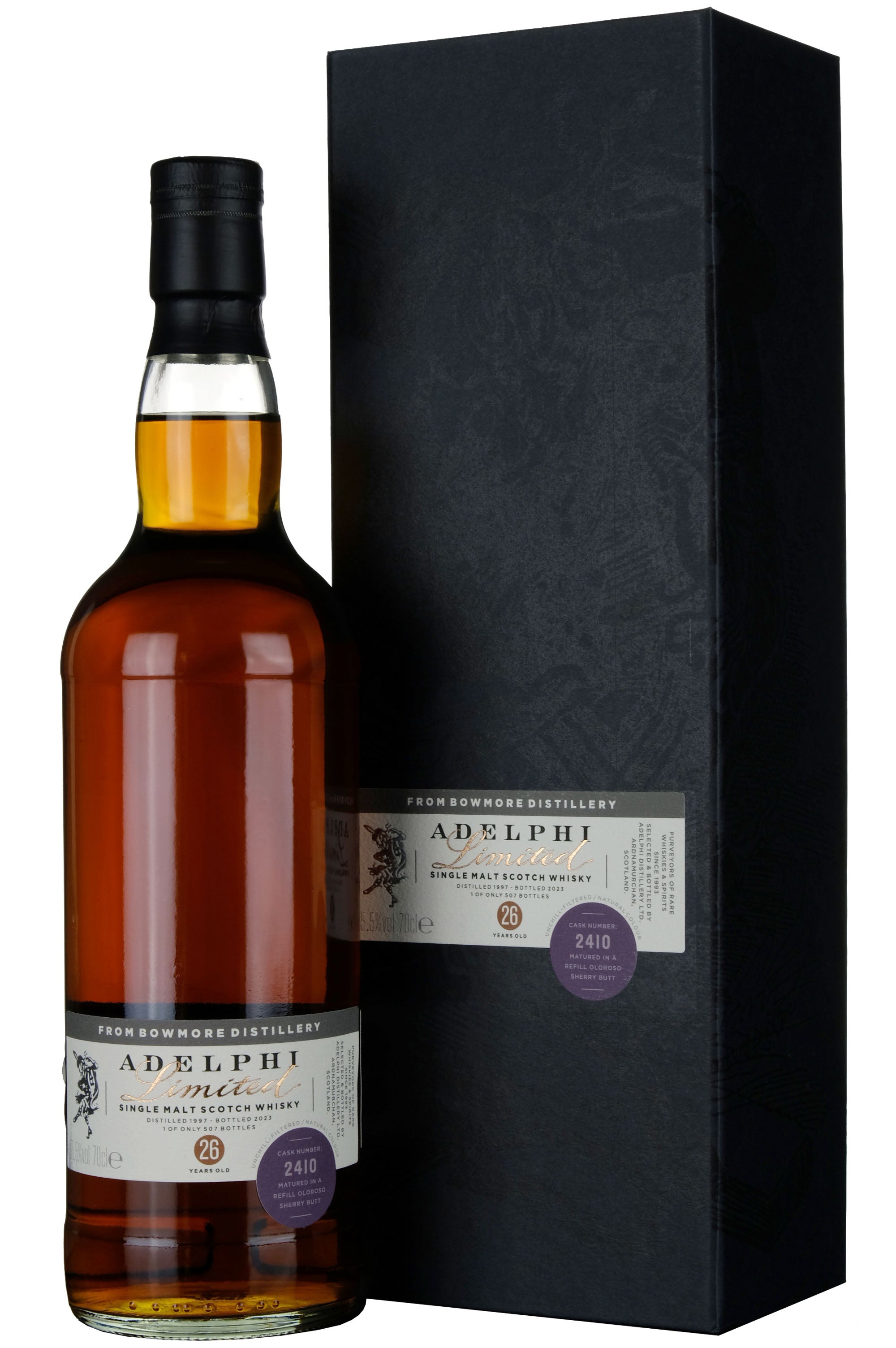 Bowmore 1997-2023 | 26 Year Old Adelphi Selection Single Cask 2410 30th Anniversary
