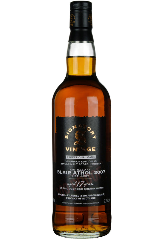 Blair Athol 2007-2025 | 17 Year Old Signatory Vintage Exceptional Cask 100 Proof Edition 9