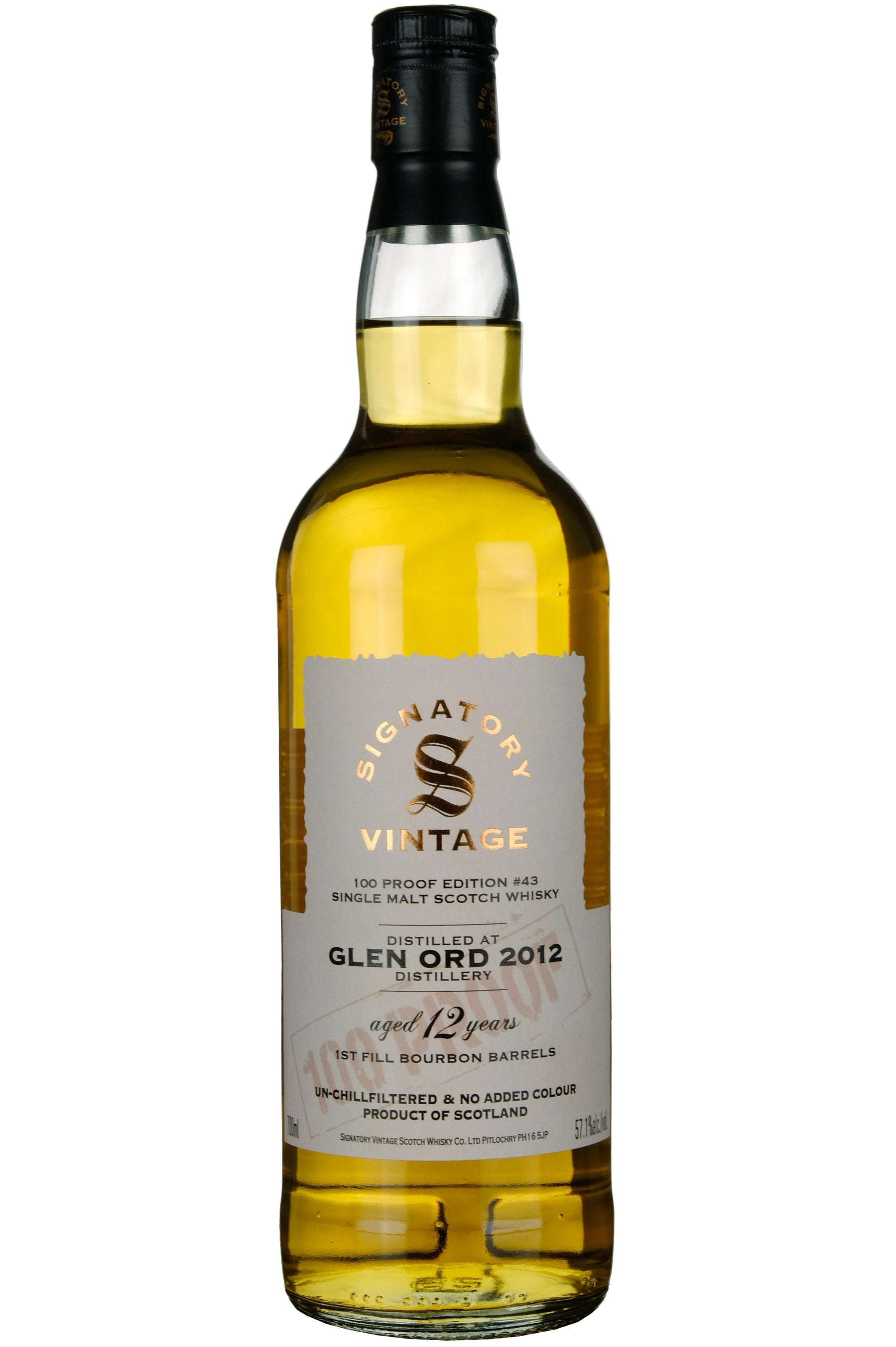 Glen Ord 2012-2025 | 12 Year Old Signatory Vintage 100 Proof Edition 43
