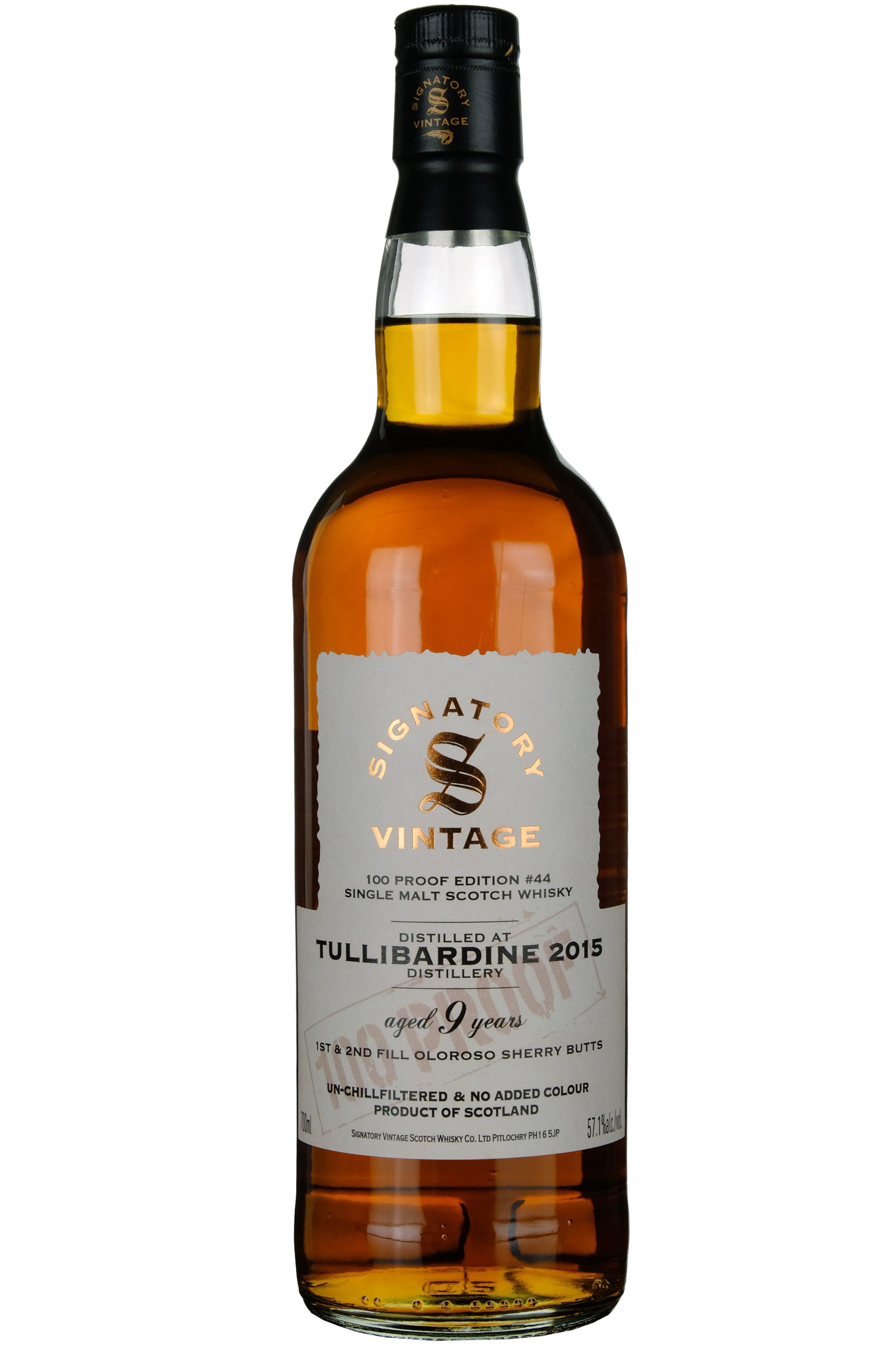 Tullibardine 2015-2025 | 9 Year Old Signatory Vintage 100 Proof Edition 44