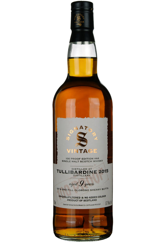 Tullibardine 2015-2025 | 9 Year Old Signatory Vintage 100 Proof Edition 44