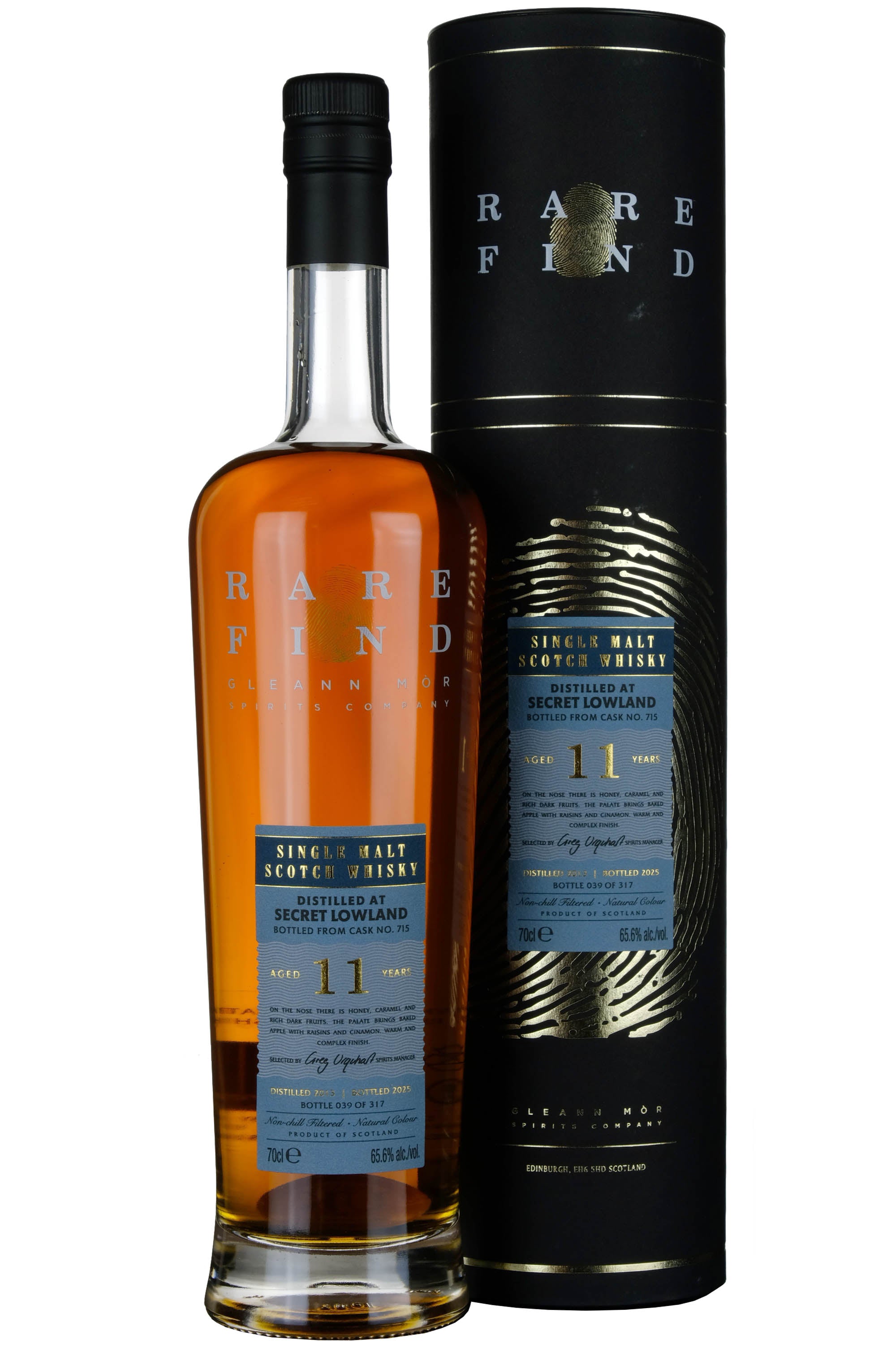 Secret Lowland 2013-2025 | 11 Year Old Gleann Mor Rare Find Single Cask 715