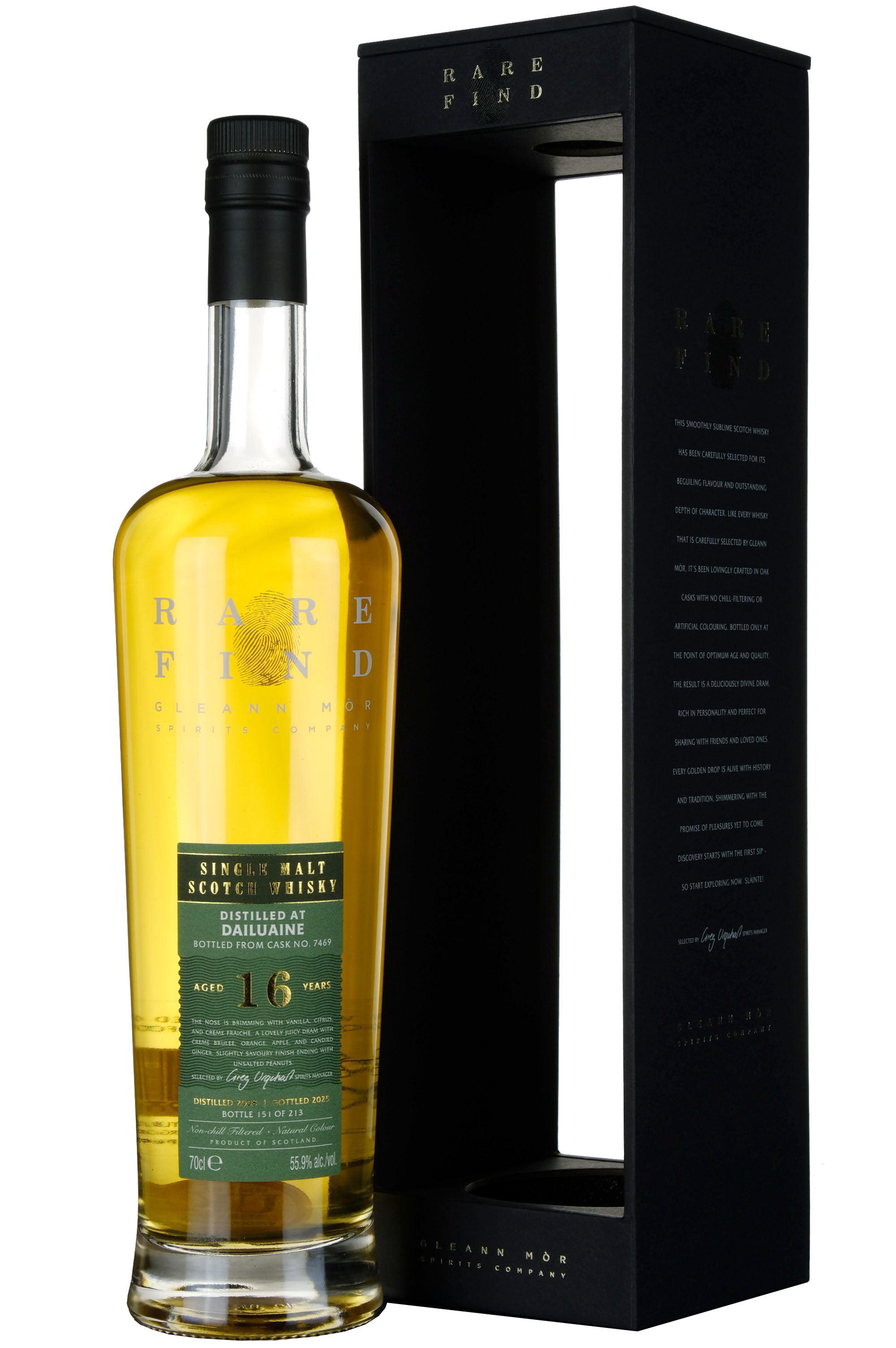 Dailuaine 2008-2025 | 16 Year Old Gleann Mor Rare Find Single Cask 7469