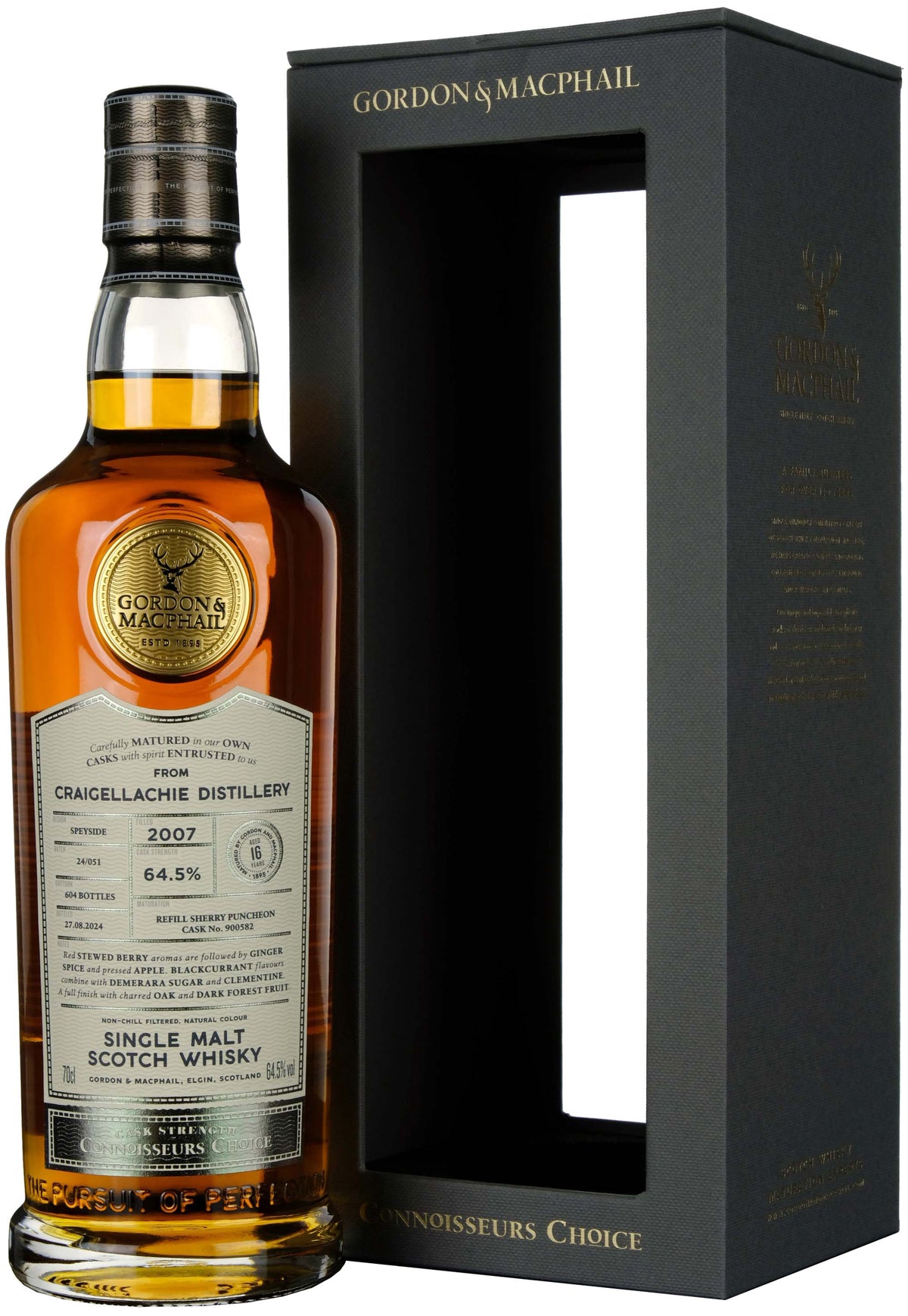 Craigellachie 2007-2024 | 16 Year Old Gordon & MacPhail Connoisseurs Choice Single Cask 900582