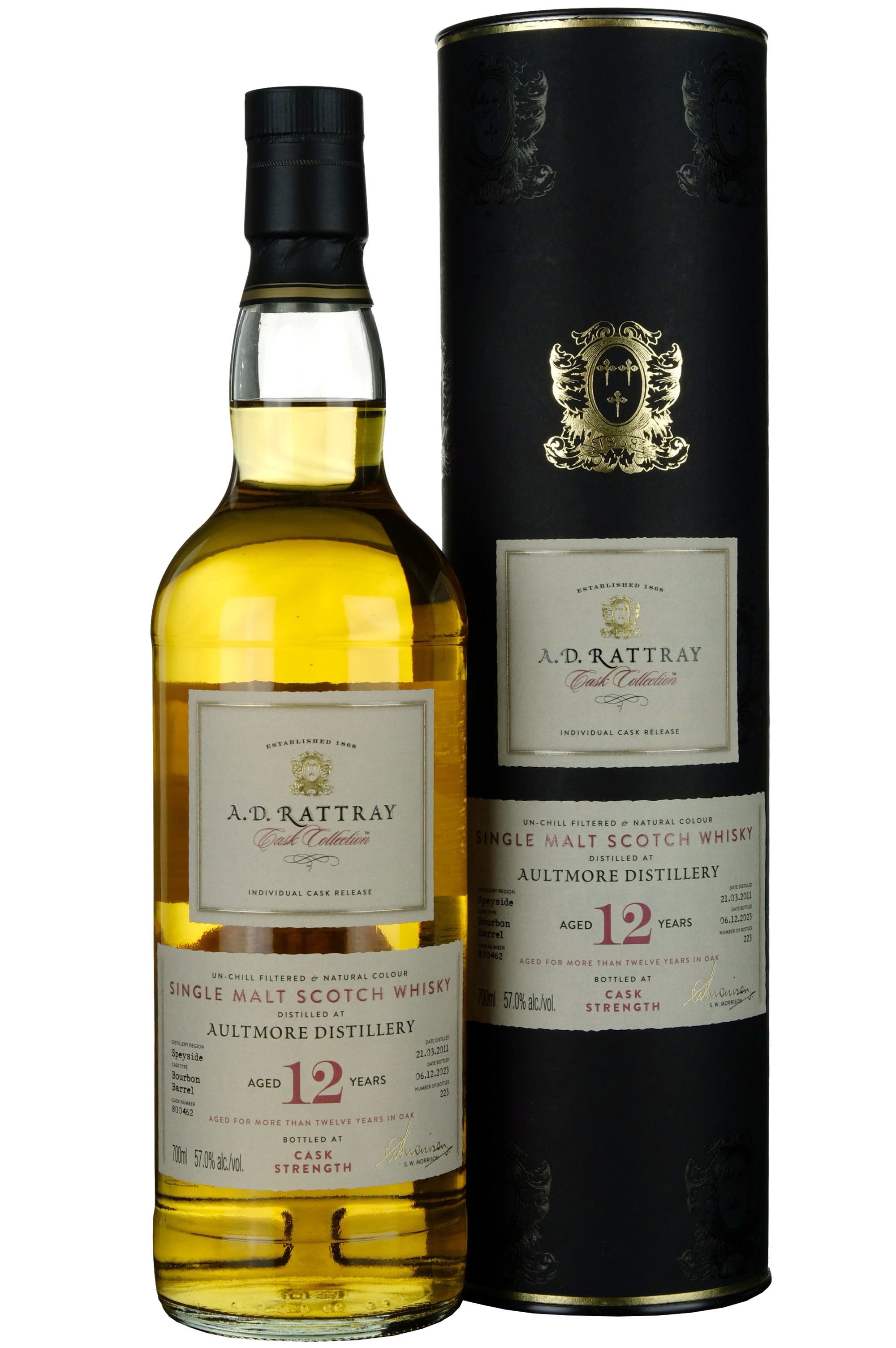 Aultmore 2011-2023 | 12 Year Old A. D. Rattray Cask Collection Single Cask 800462