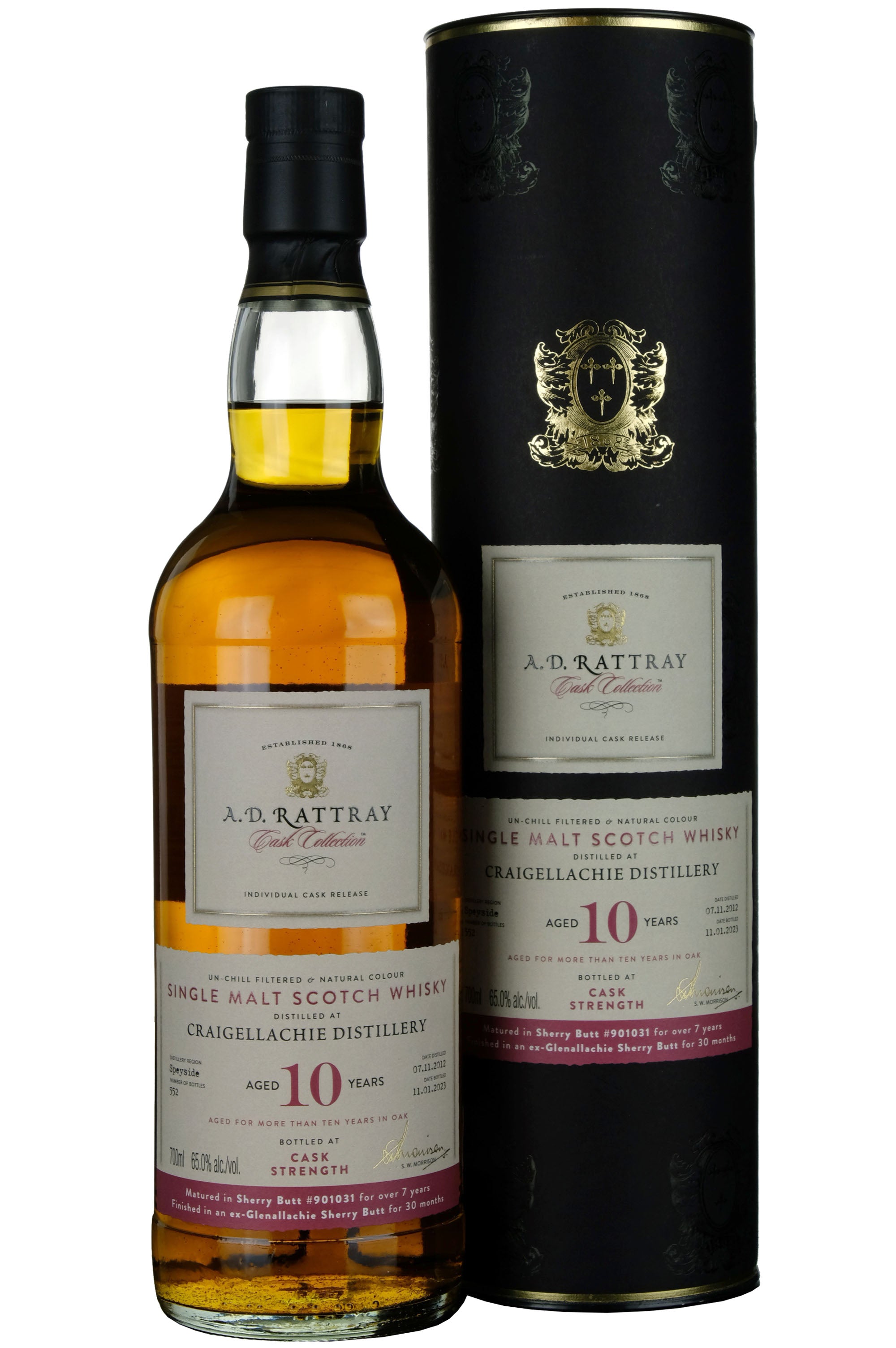Craigellachie 2012-2023 | 10 Year Old A. D. Rattray Cask Collection Single Cask 901031