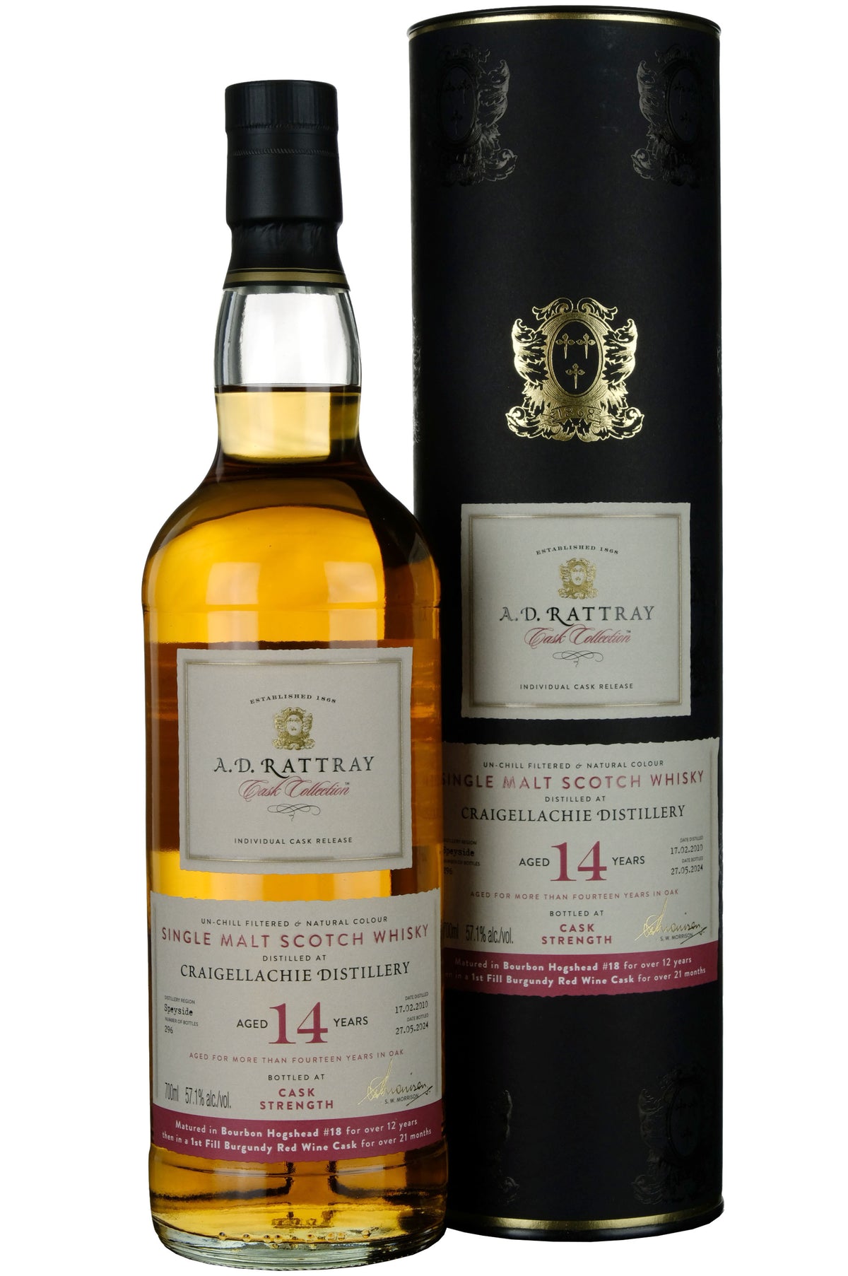 Craigellachie 2010-2024 | 14 Year Old A. D. Rattray Cask Collection Single Cask 18