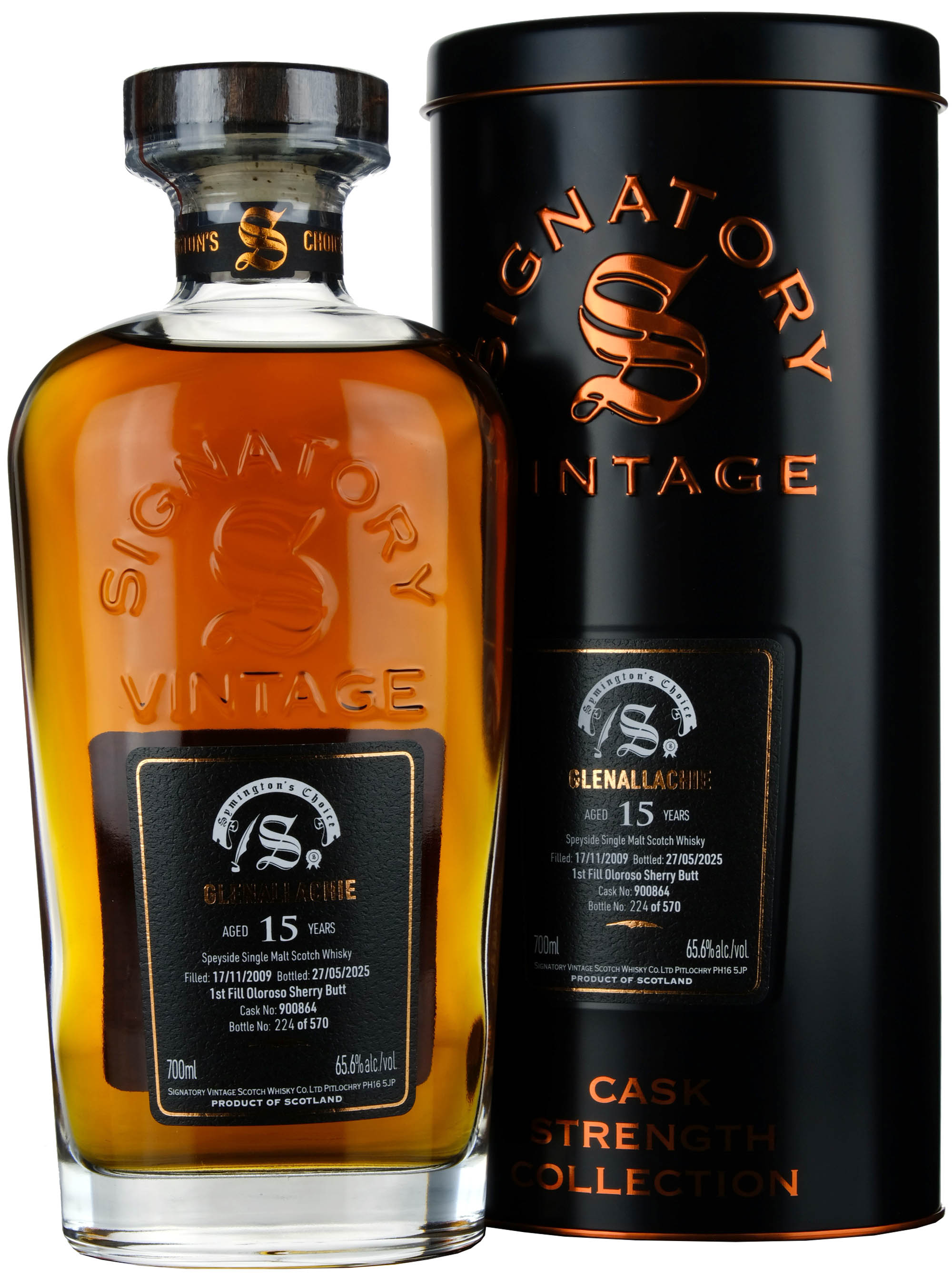 Glenallachie 2009-2025 | 15 Year Old Signatory Vintage Symington's Choice Single Cask 900864