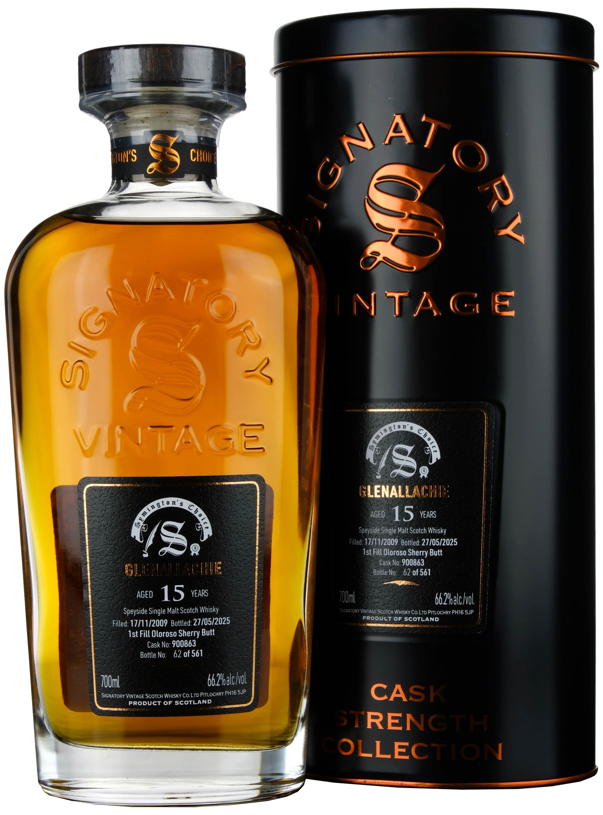 Glenallachie 2009-2025 | 15 Year Old Signatory Vintage Symington's Choice Single Cask 900863