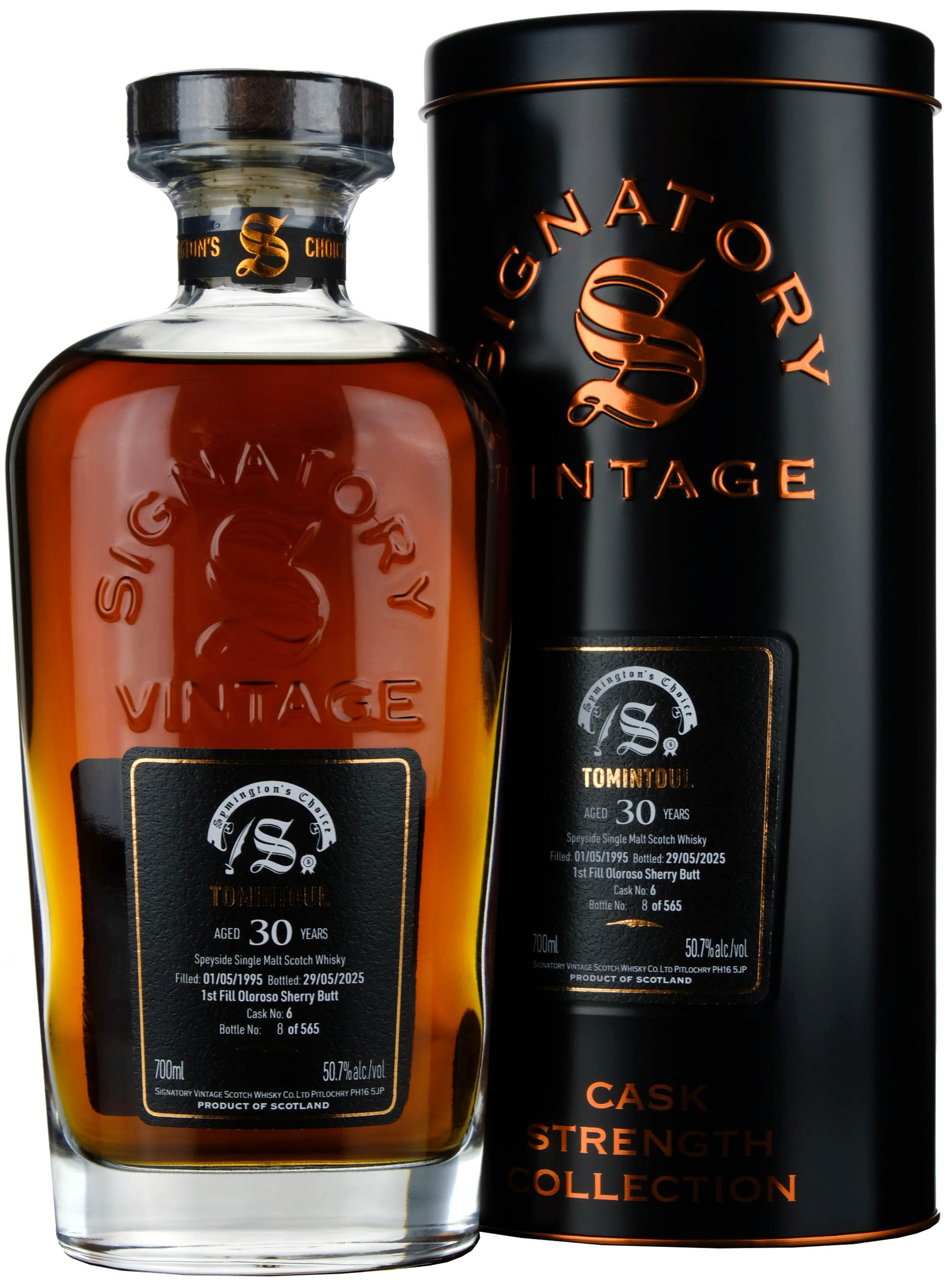 Tomintoul 1995-2025 | 30 Year Old Signatory Vintage Symington's Choice Single Cask 6