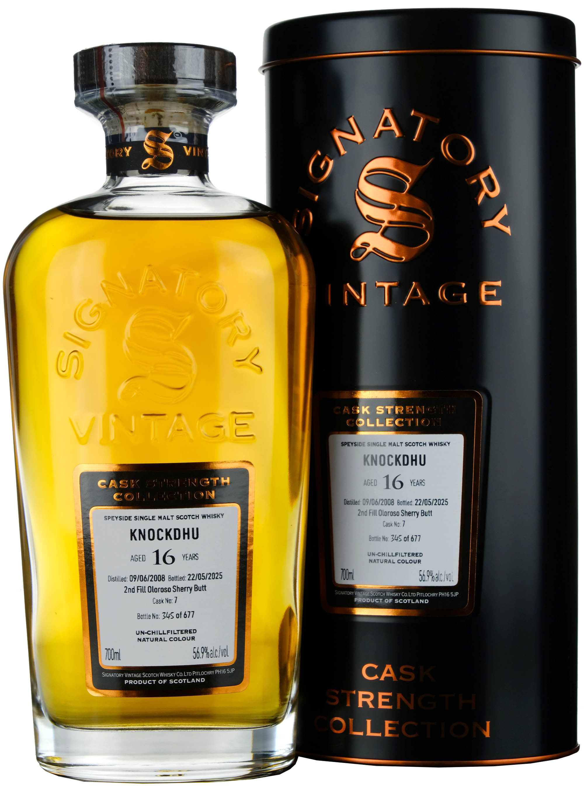 Knockdhu 2008-2025 | 16 Year Old Signatory Vintage Cask Strength Collection Single Cask 7