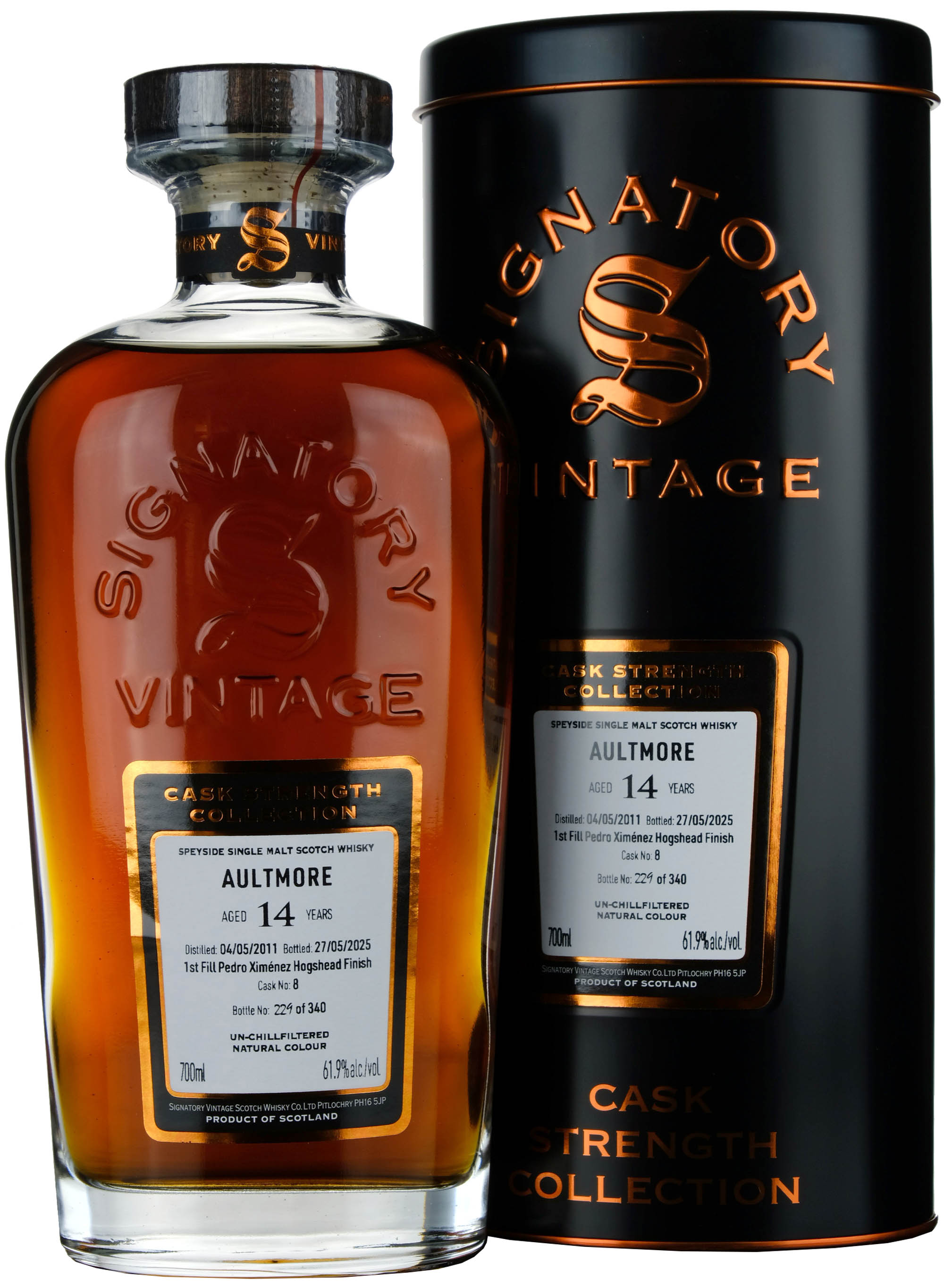 Aultmore 2011-2025 | 14 Year Old Signatory Vintage Cask Strength Collection Single Cask 8