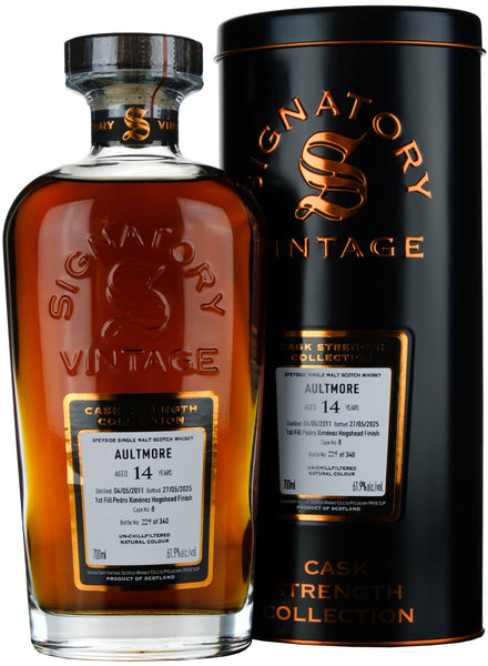 Signatory Vintage Cask Strength Collection Aultmore 14 Year Old 2011