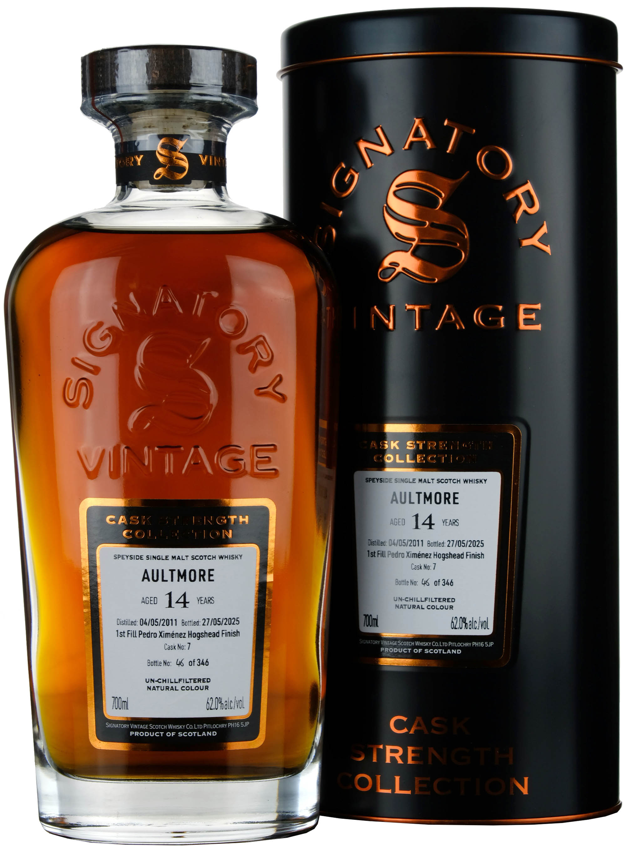 Aultmore 2011-2025 | 14 Year Old Signatory Vintage Cask Strength Collection Single Cask 7