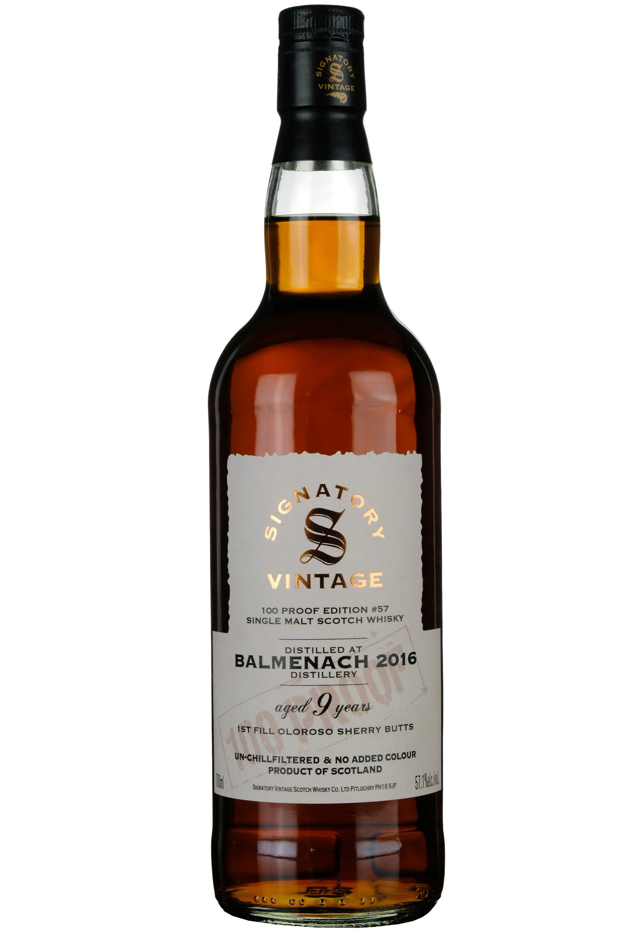 Balmenach 2016-2025 | 9 Year Old Signatory Vintage 100 Proof Edition 57